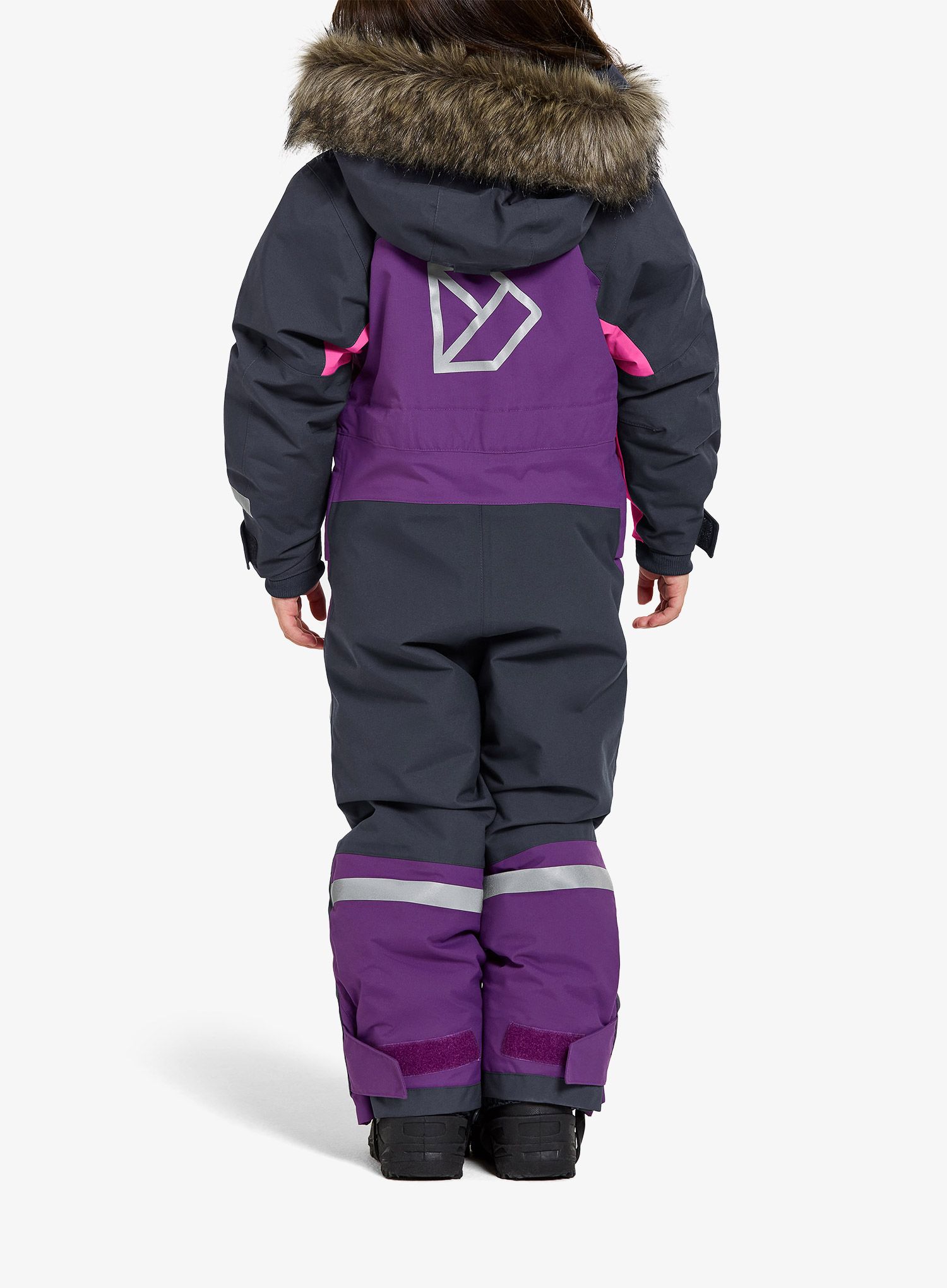 Комбінезон для дівчинки Didriksons Bjarven Coverall 3 - royal purple