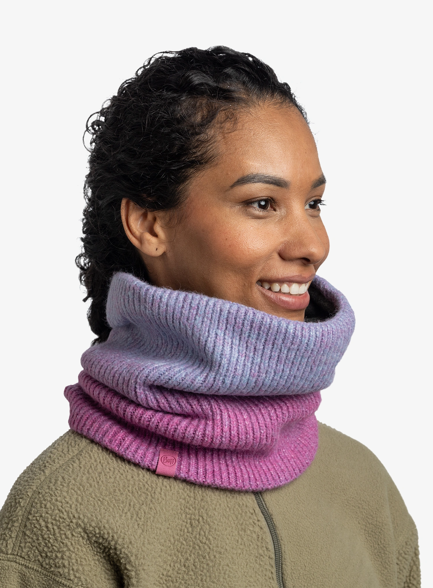 Пов'язка Buff Knitted Fleece Neckwarmer Marin - orchid