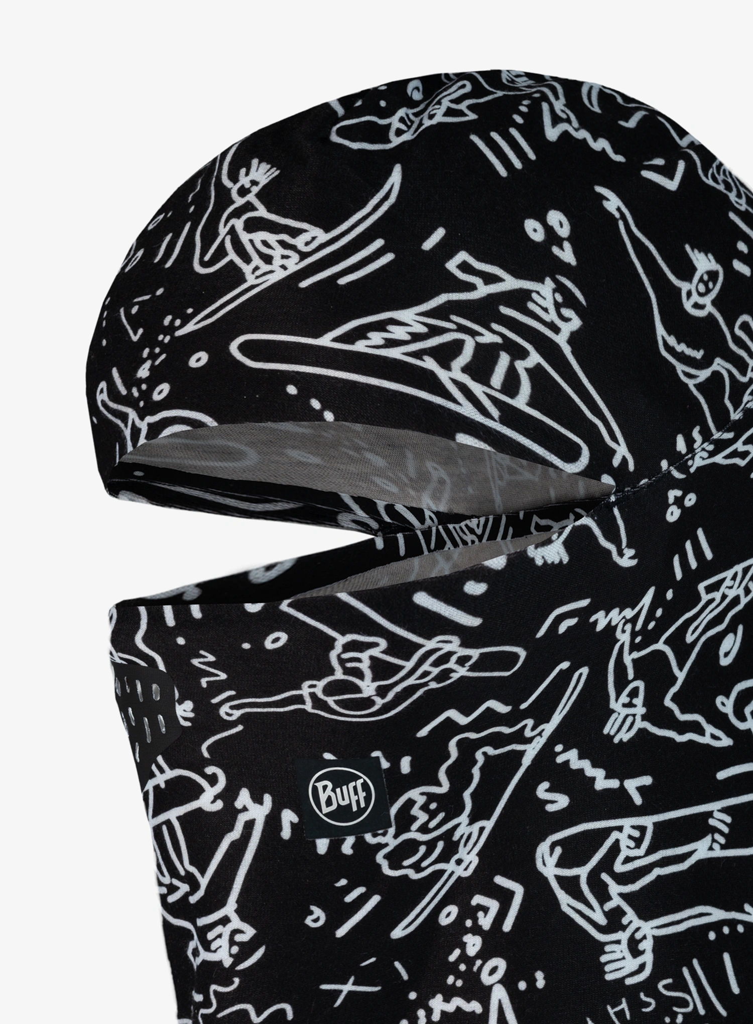 Балаклава дитяча Buff Thermonet Hinged Balaclava - tivat black