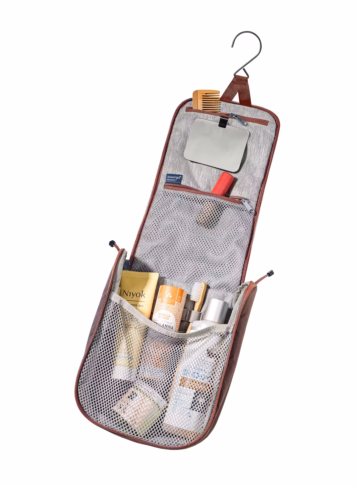 Косметичка Deuter Wash Center I - raisin/caspia