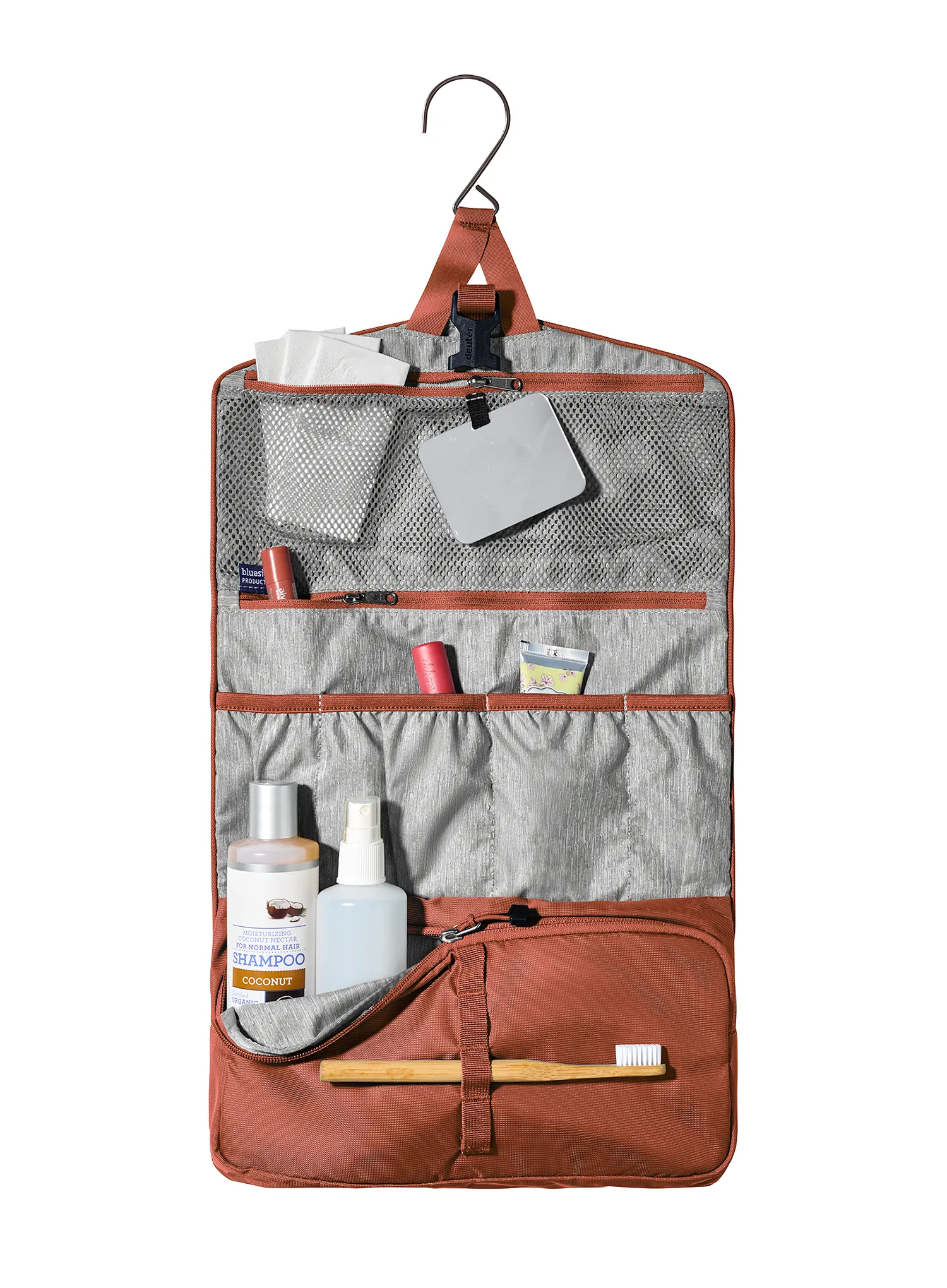 Косметичка туристична Deuter Wash Bag II - caspia/caspia