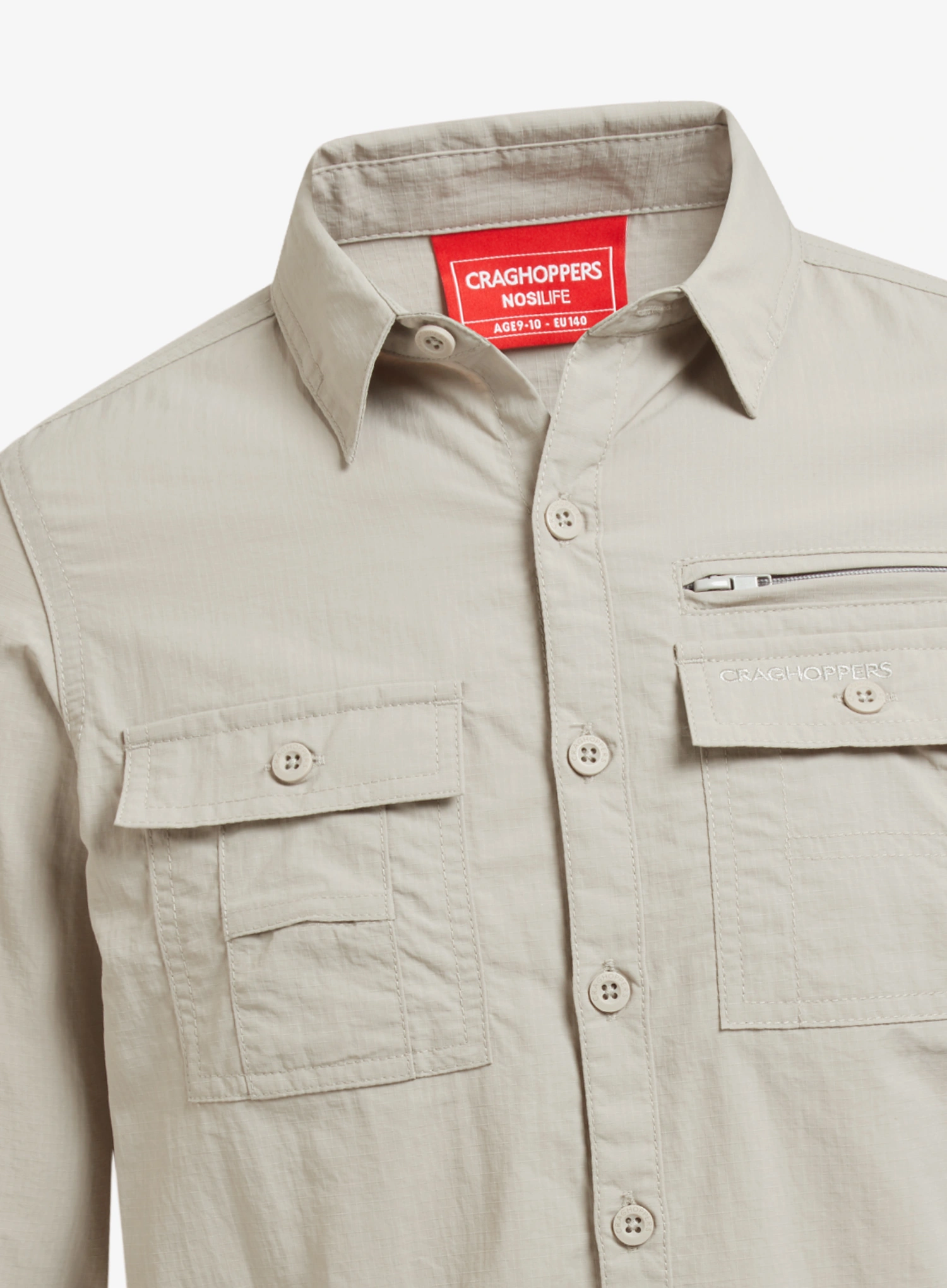 Сорочка Craghoppers NosiLife Adventure Long Sleeved Shirt - parchment