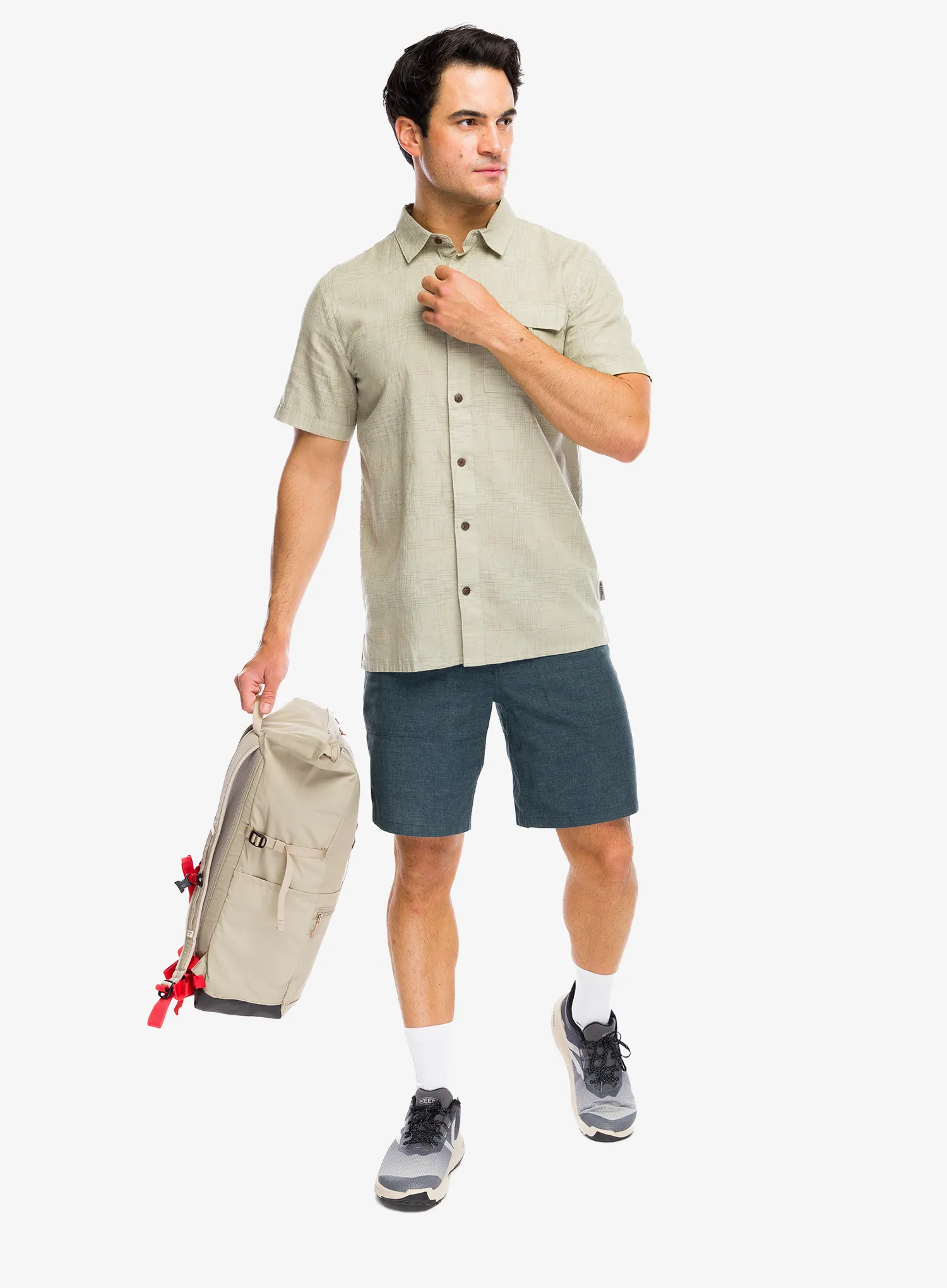 Сорочка Royal Robbins Hempline Spaced SS - elm