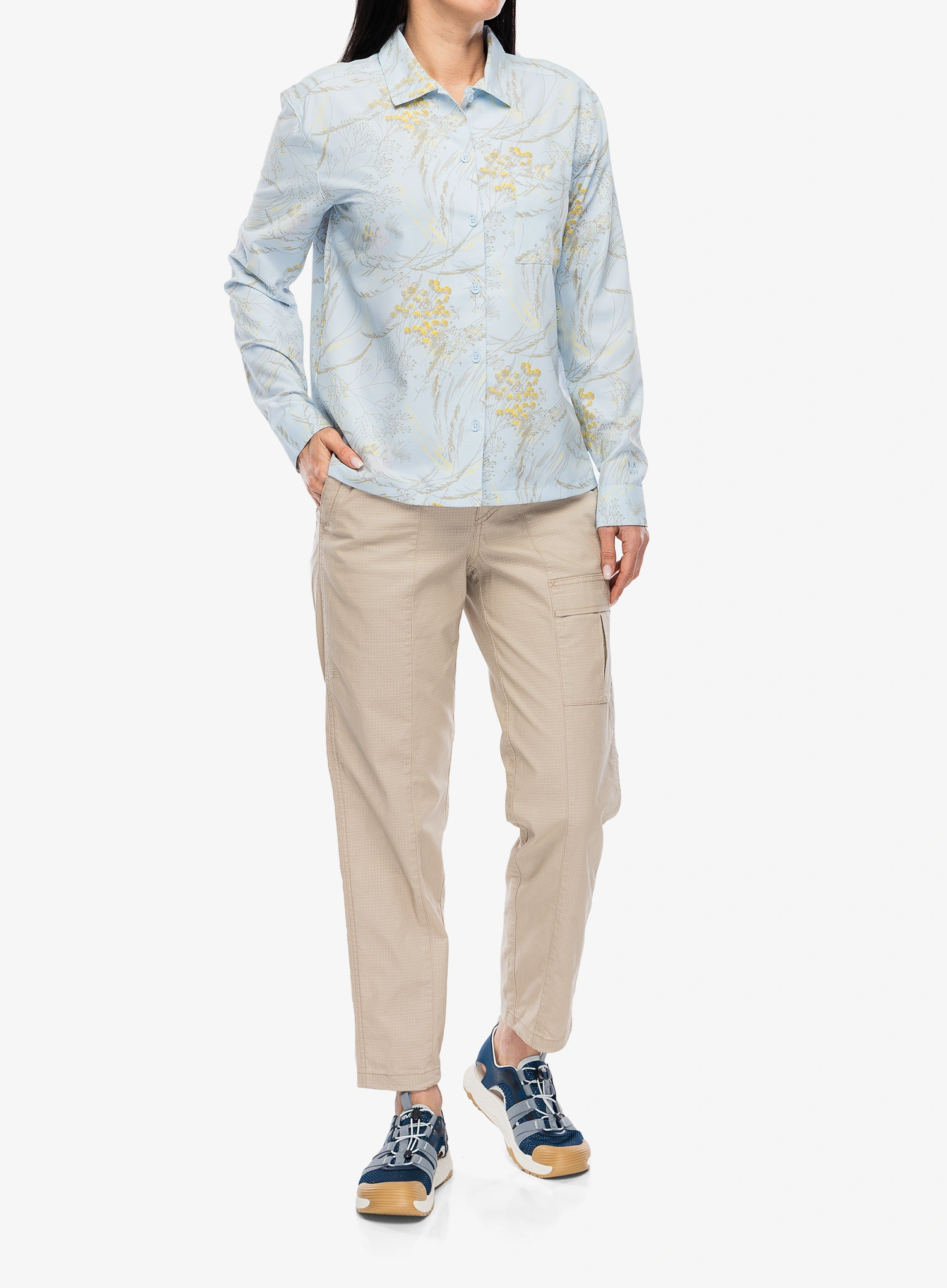 Сорочка від комарів жіноча Royal Robbins Expedition III L/S - skyway meadow pt