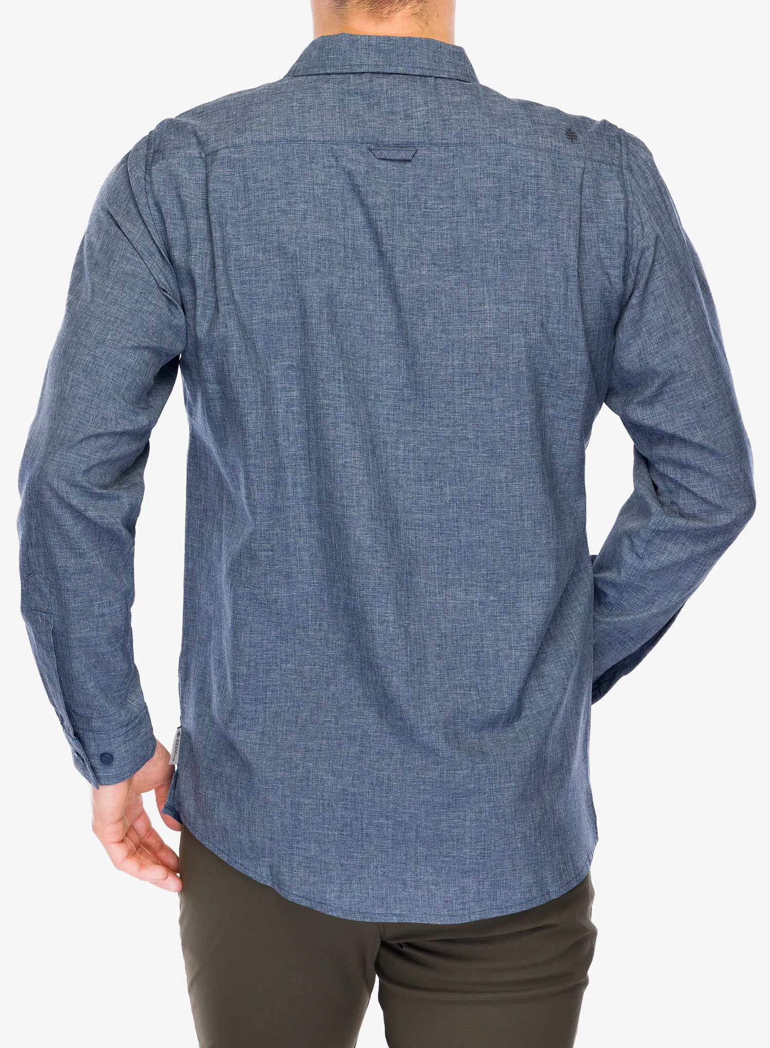 Сорочка від комарів Royal Robbins Amp Lite II L/S - deep blue htr