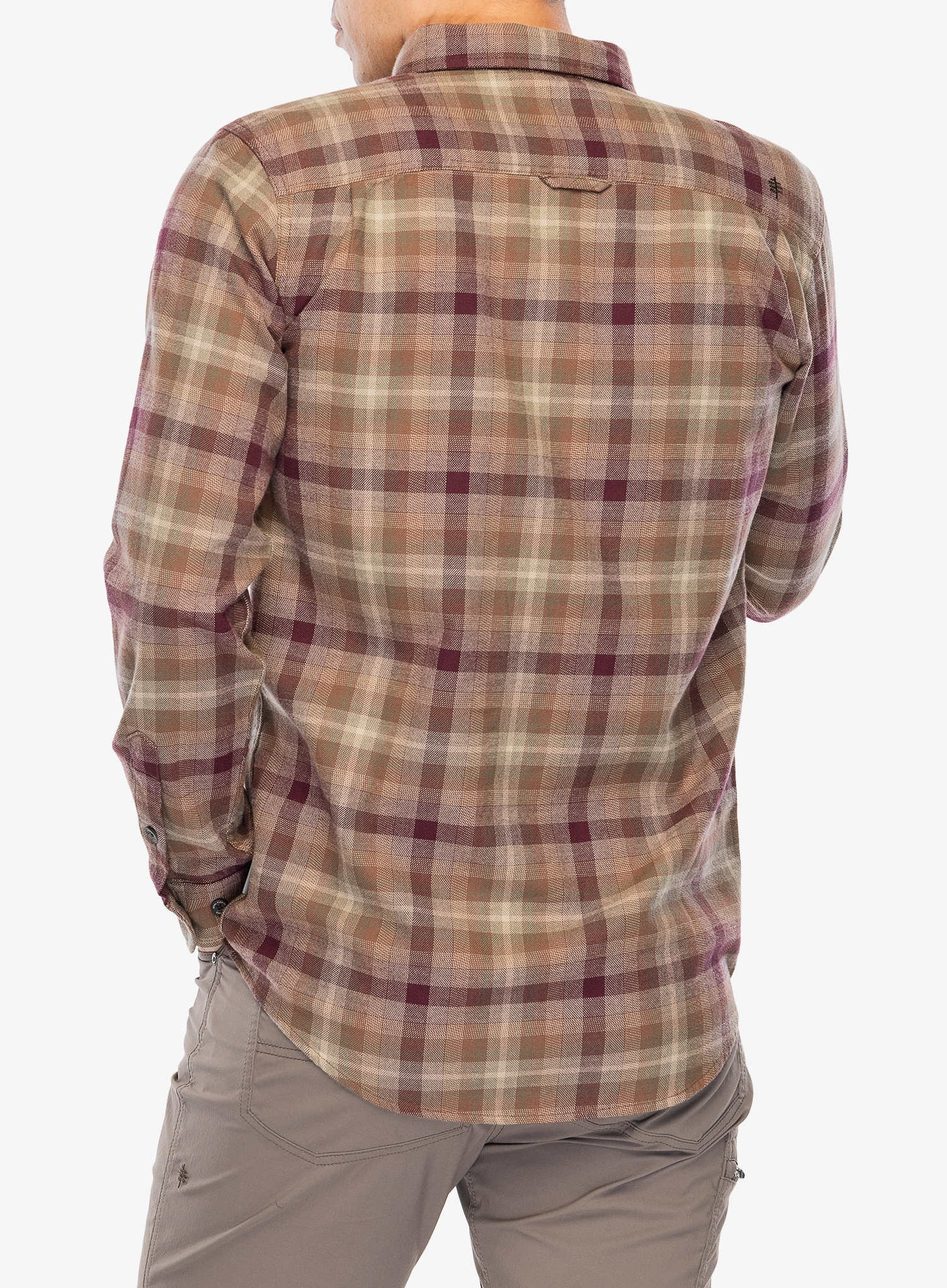 Сорочка Royal Robbins Lieback Organic Cotton Flannel LS - dusty olive dipsea pld