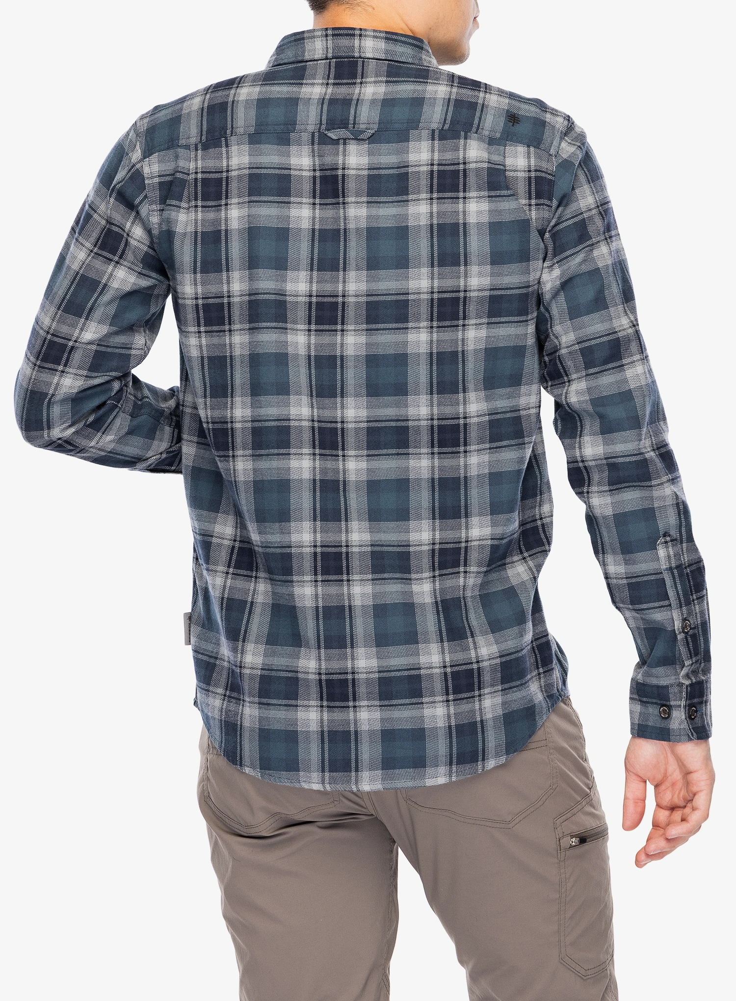 Сорочка Royal Robbins Lieback Organic Cotton Flannel LS - navy dipsea pld