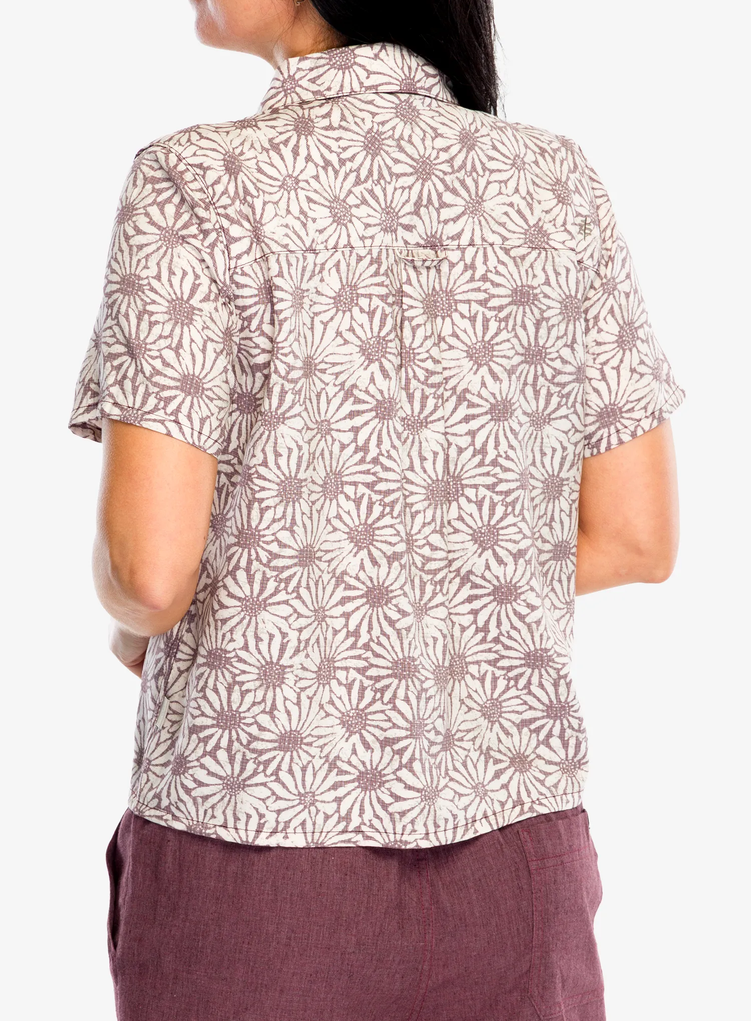 Сорочка жіноча Royal Robbins Camino Pucker S/S - wild rhubarb caledonia pt