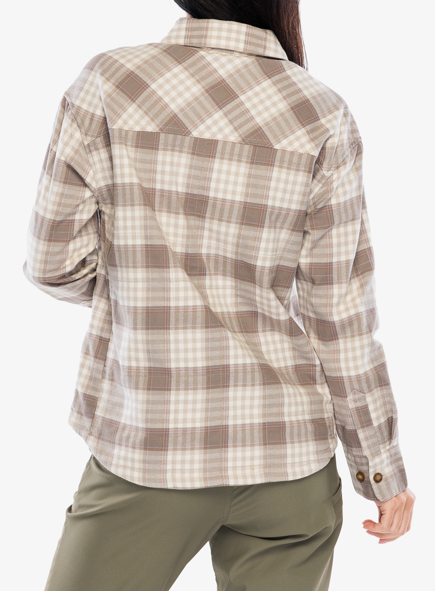 Сорочка жіноча Royal Robbins Vista Flannel Shacket - chalk antelope pld