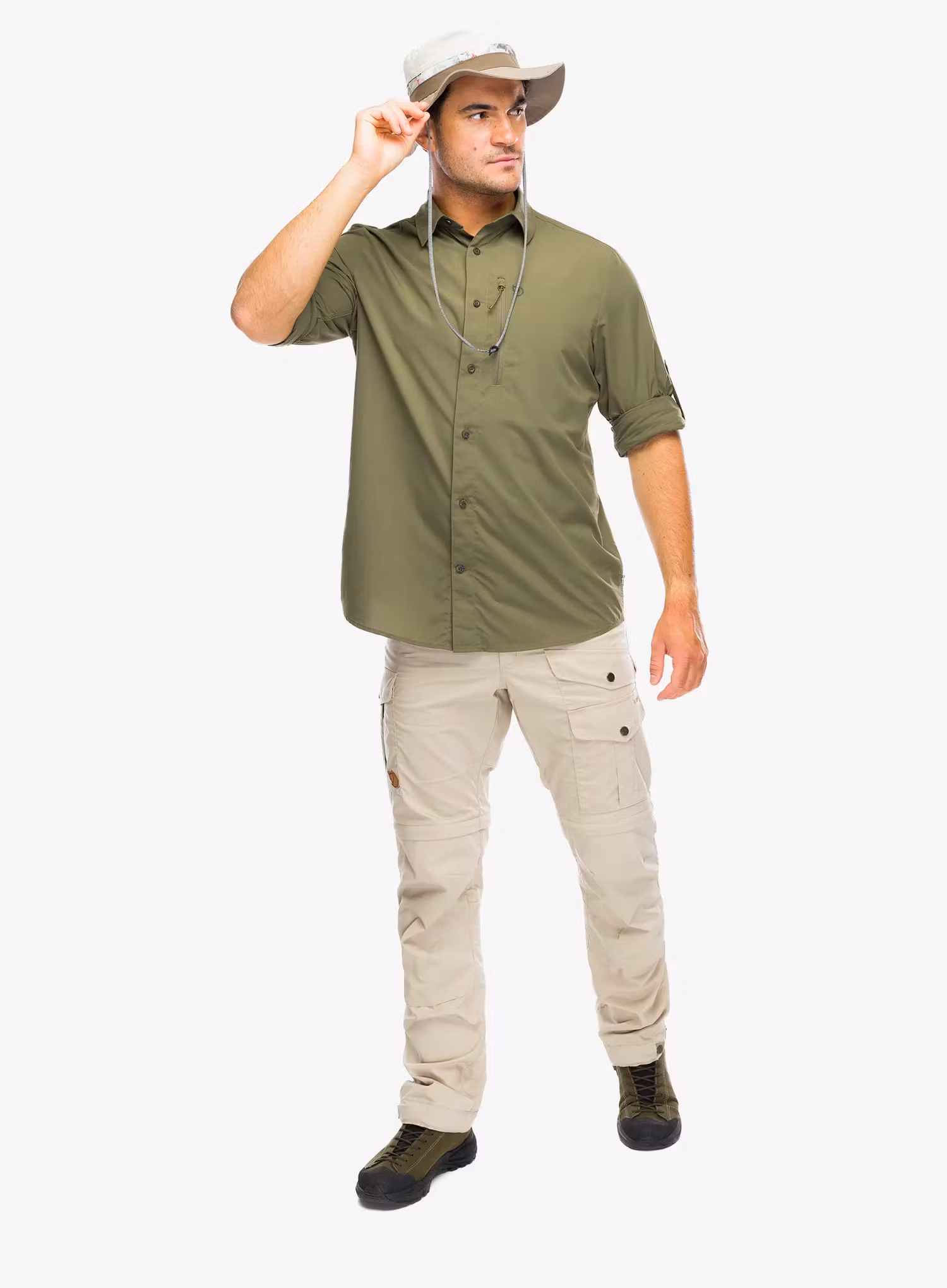 Сорочка Fjallraven Abisko Hike Shirt LS - laurel green