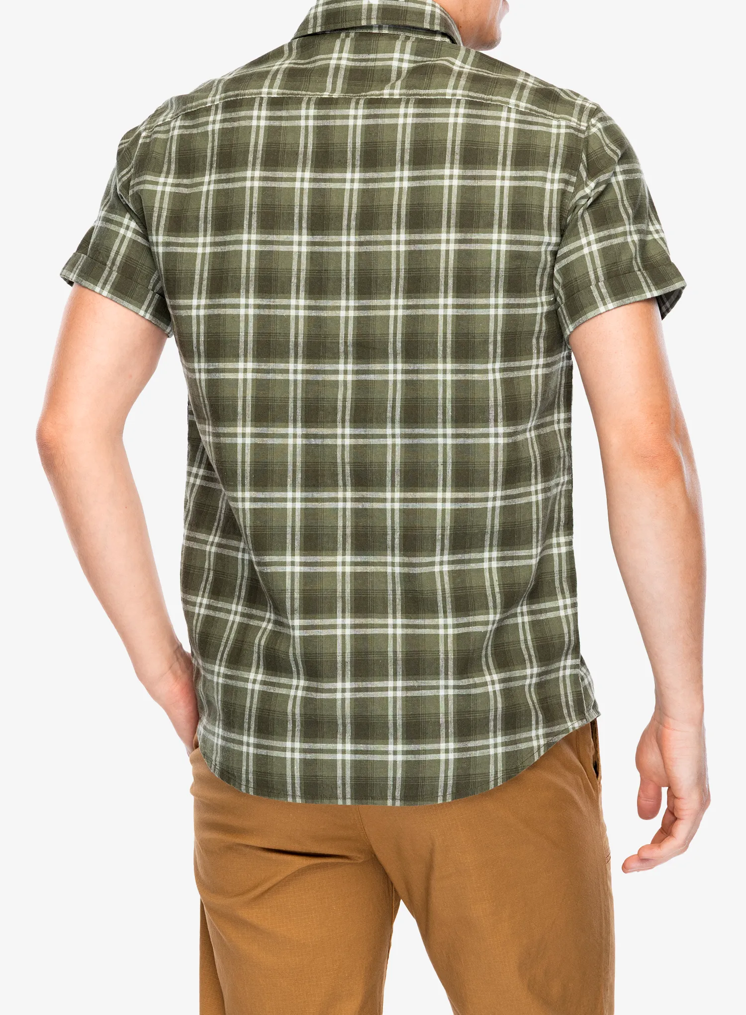 Сорочка Mammut Trovat Summer Shirt - marsh/dark marsh