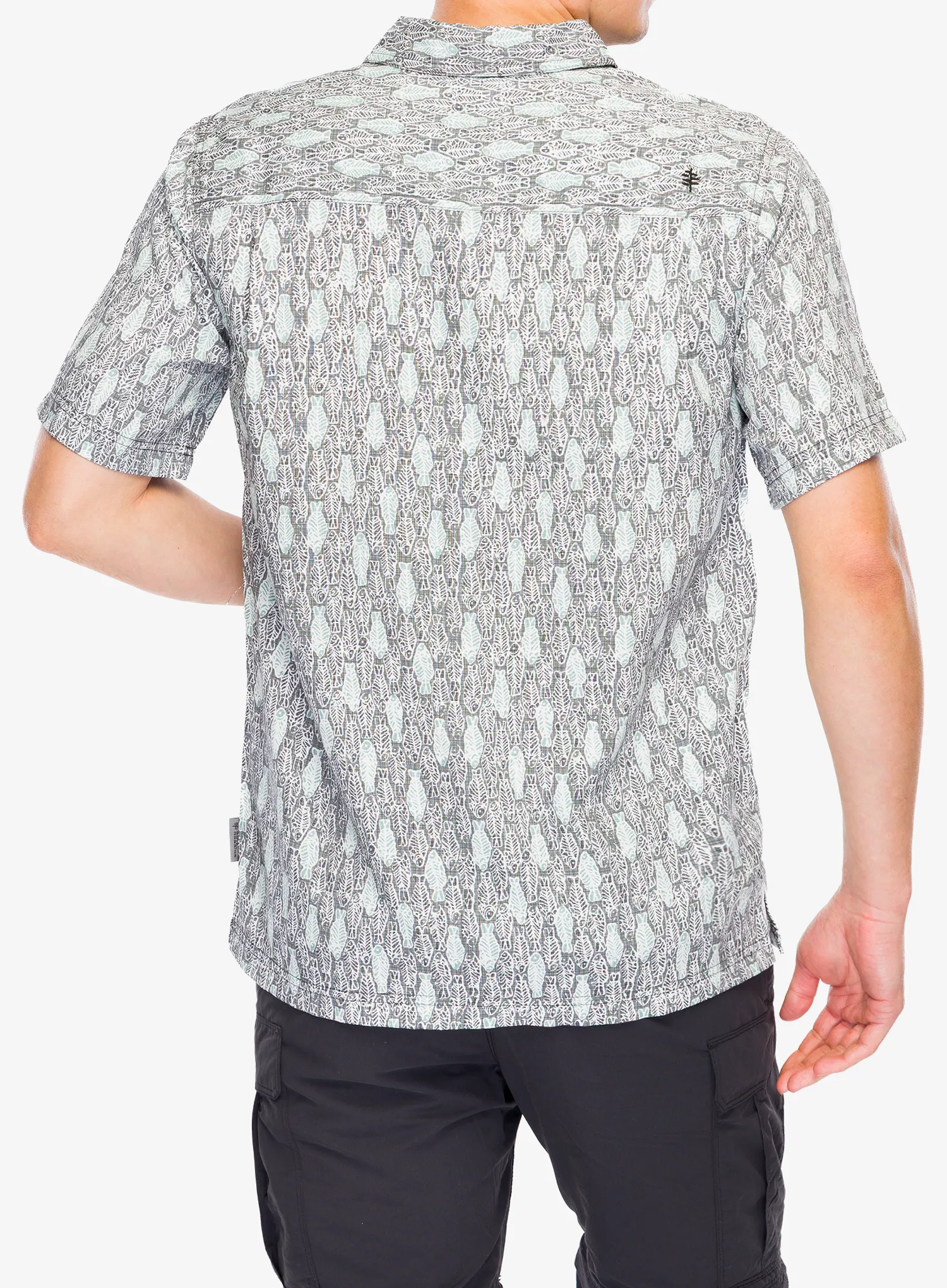 Сорочка Royal Robbins Camino Pucker S/S - everglade fish pt