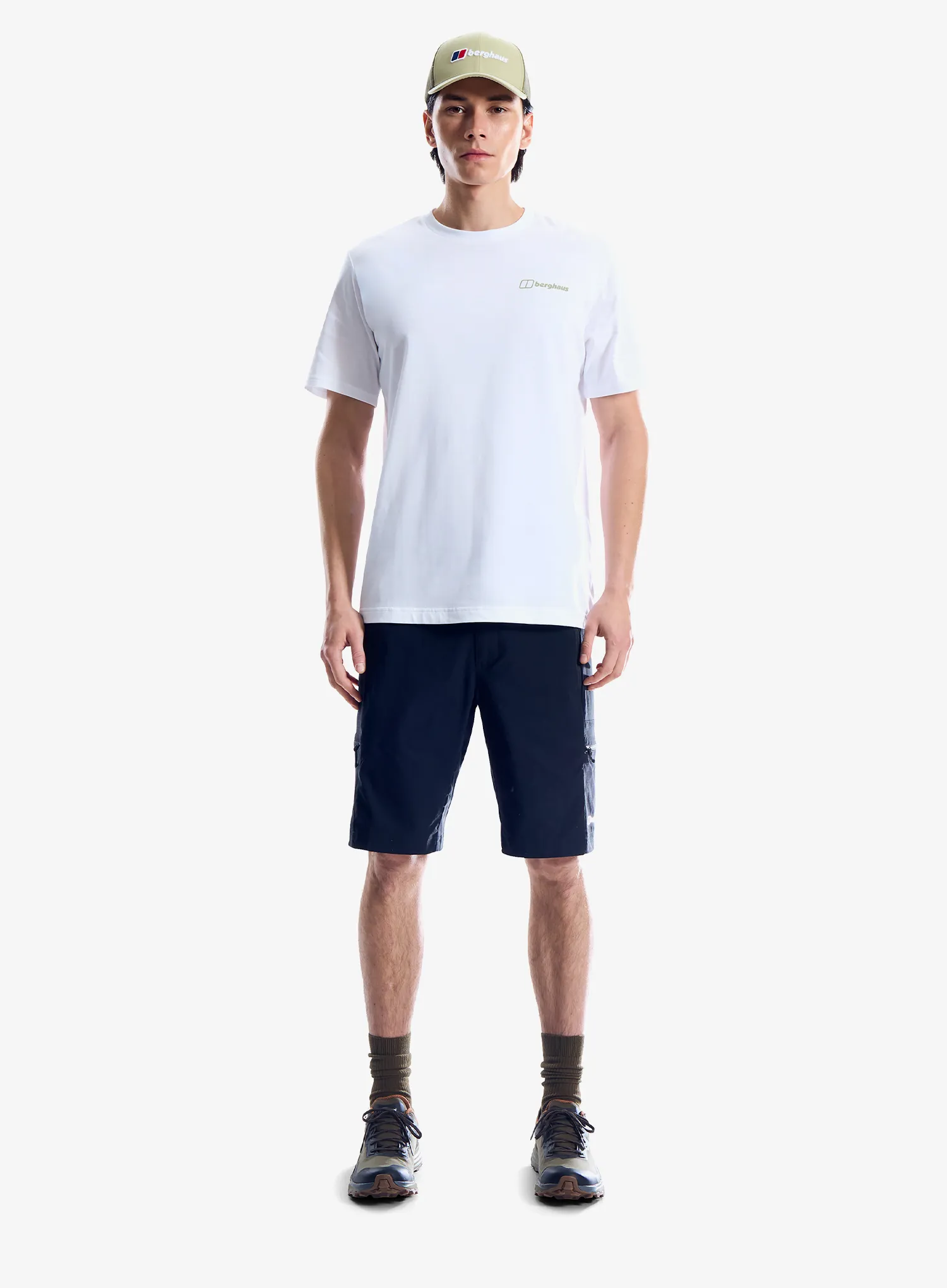 Футболка бавовняна Berghaus Geo Mountaintry Essential Tee Am - pure white