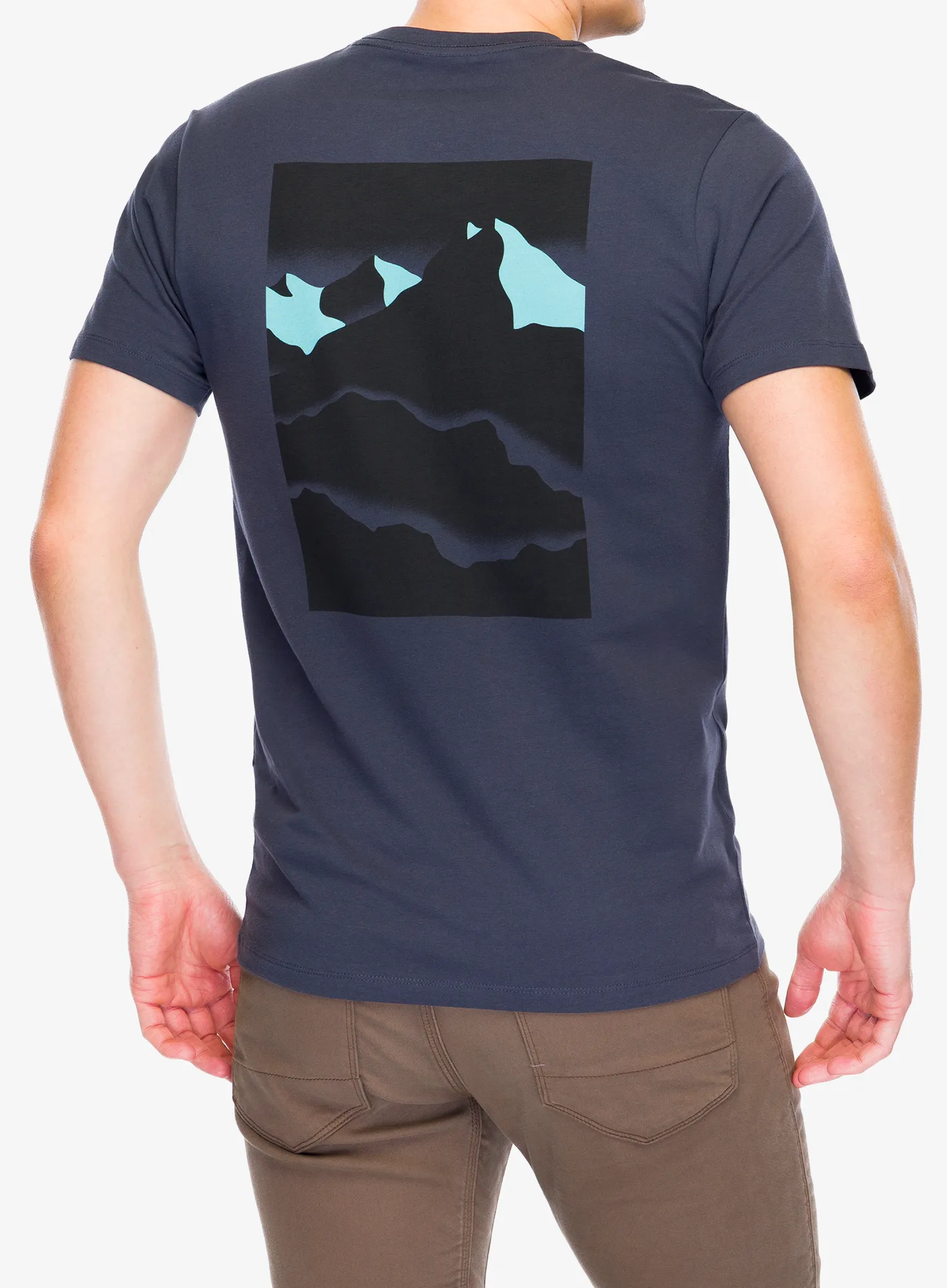 Футболка бавовняна Black Diamond Mountainscape SS Tee - charcoal