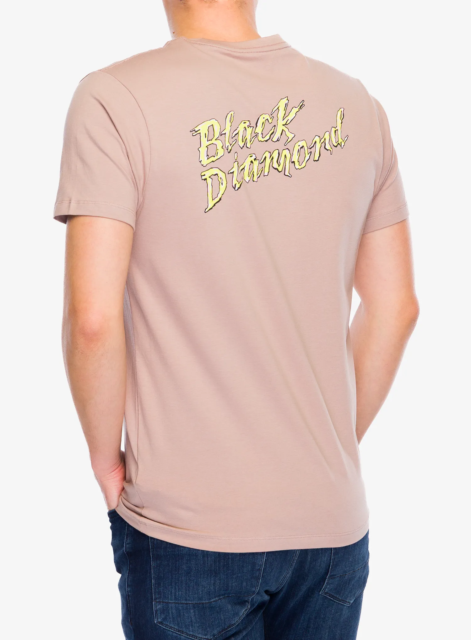 Футболка бавовняна Black Diamond Shredded SS Tee - pale mauve