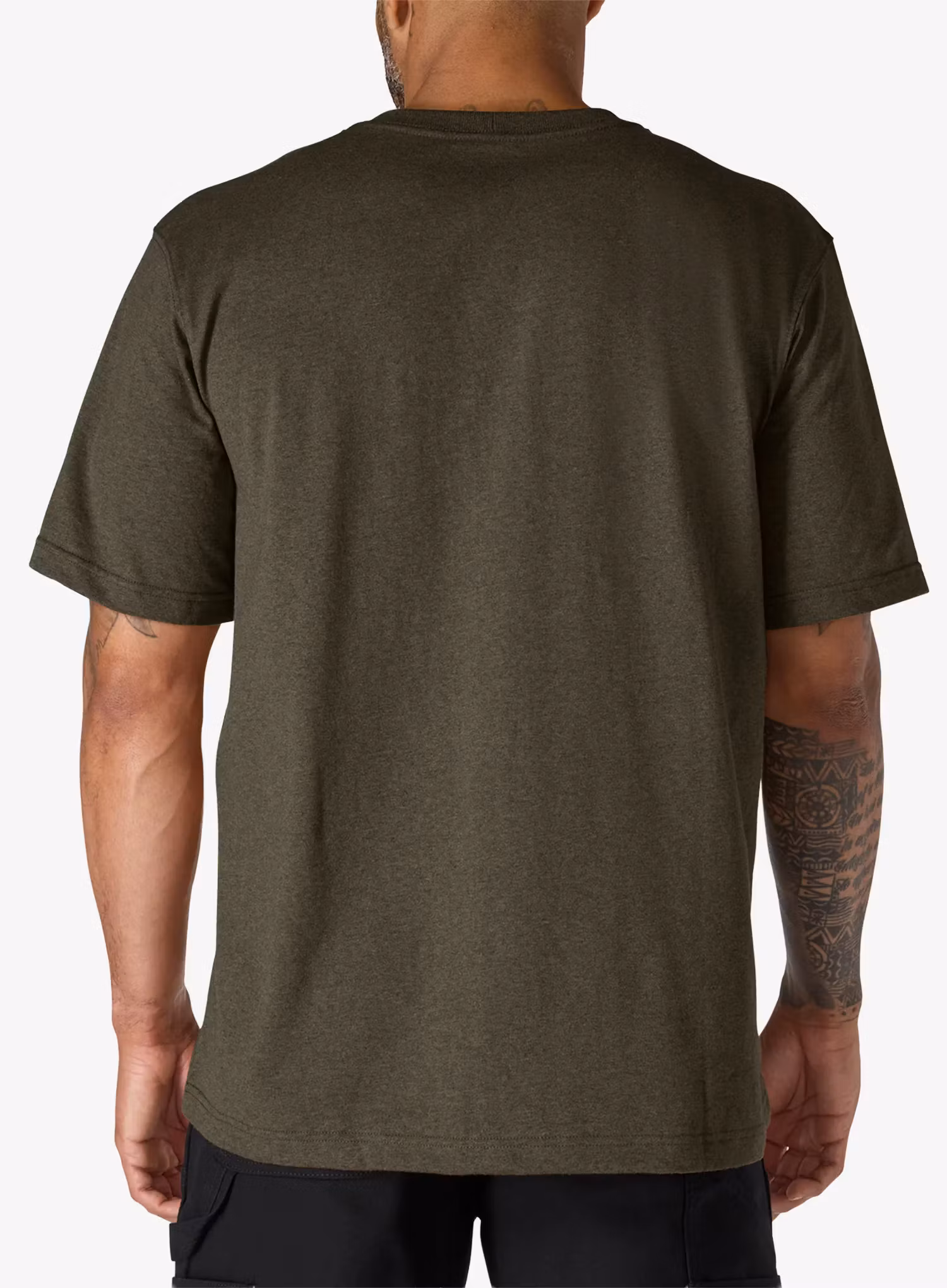 Футболка бавовняна Carhartt Dearborn Relaxed Pocket T-Shirt - burnished logs heather