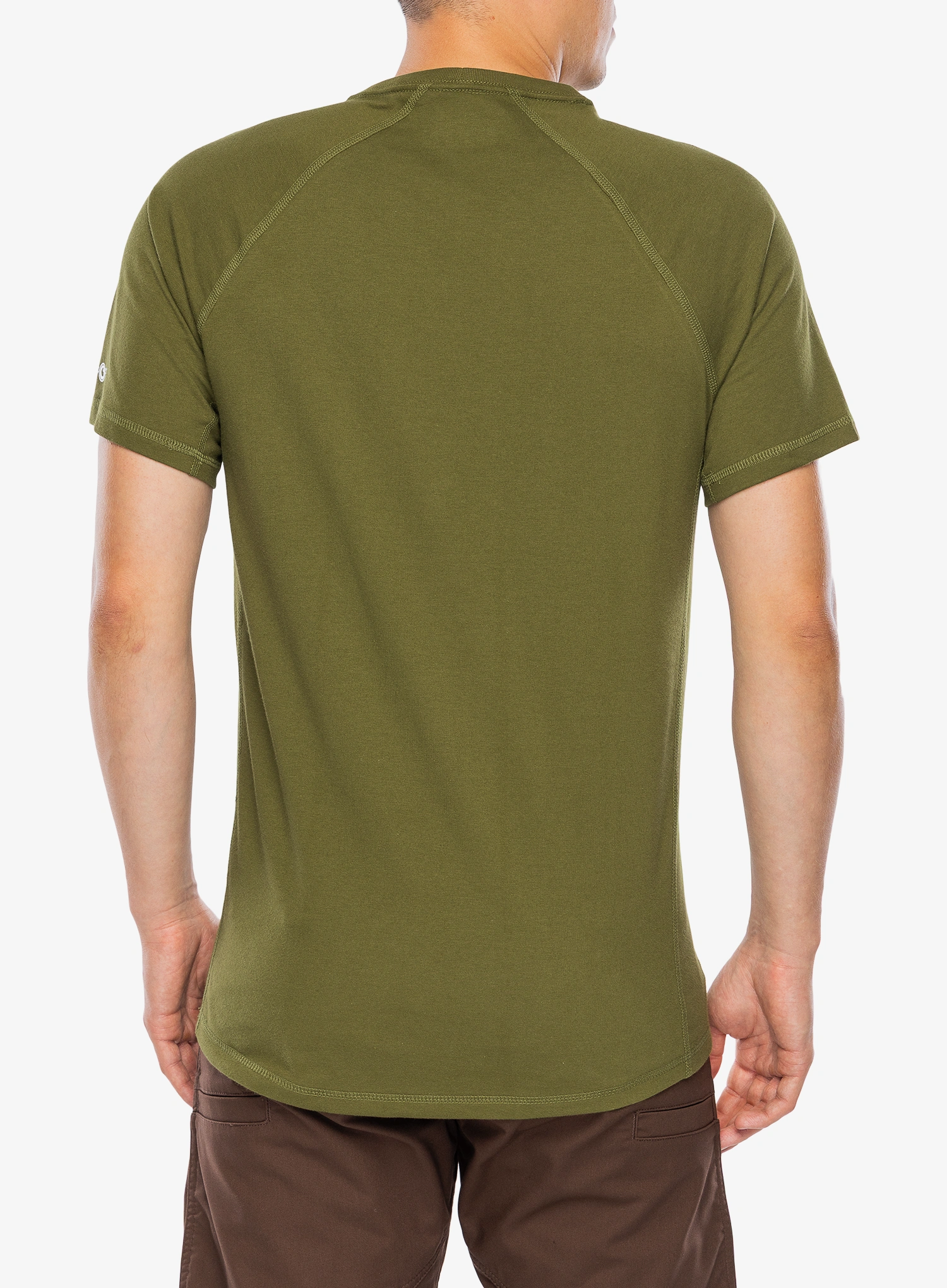 Футболка бавовняна Carhartt Force Pocket S/S T-Shirt - dark bronzed green