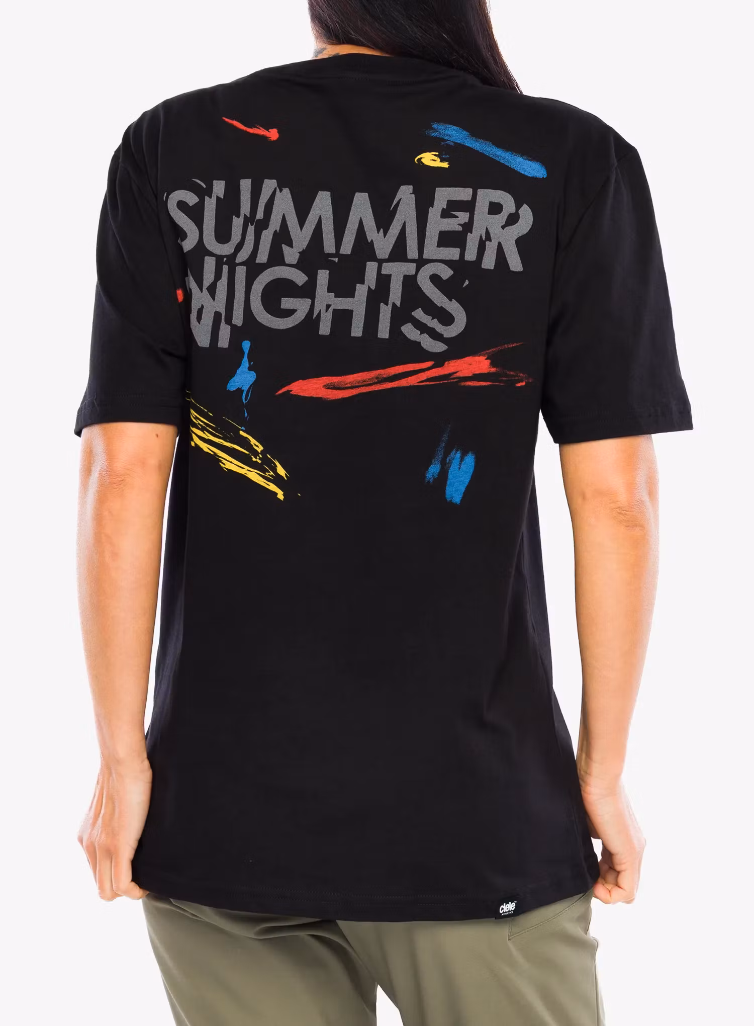 Футболка бавовняна Ciele U-Ort Shirt - summer nights/black