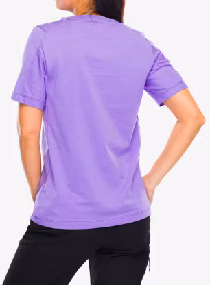 Футболка жіноча Arcteryx Kragg SL Cotton Emblem Crew SS - aster