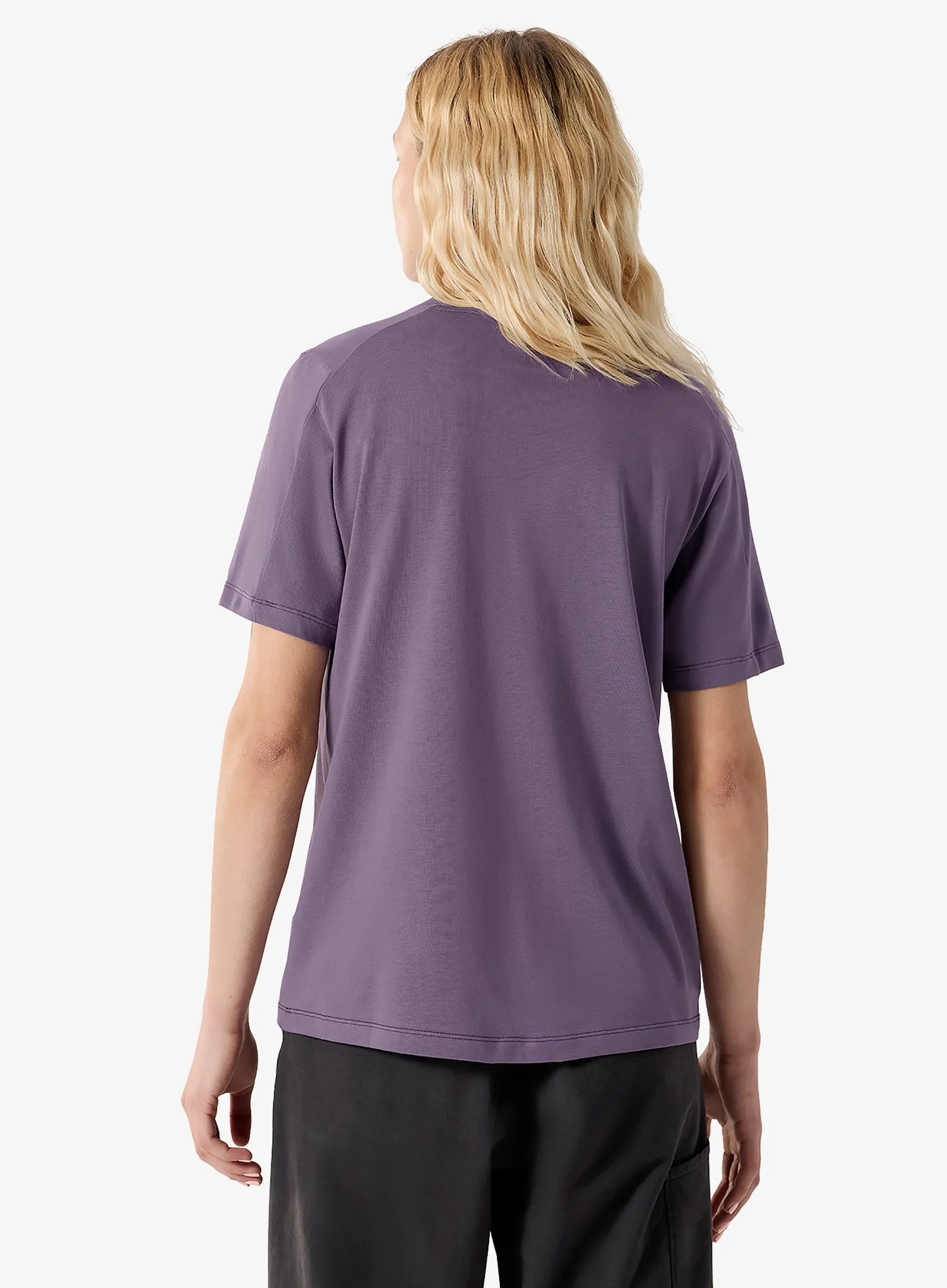 Футболка жіноча Arcteryx Kragg SL Cotton Heatmap Crew SS - lt moondrop
