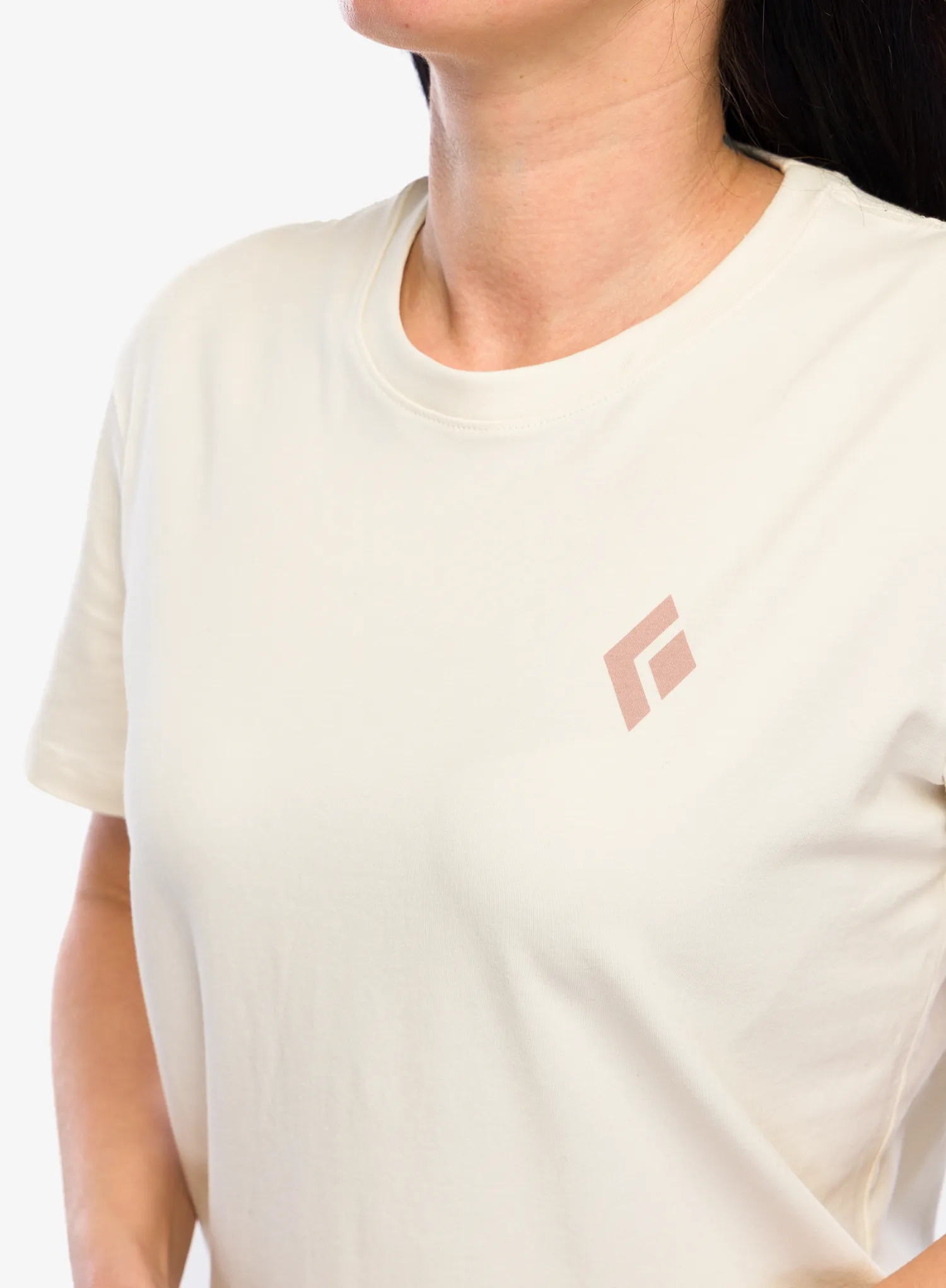 Футболка жіноча Black Diamond Heritage Badge SS Tee - off white