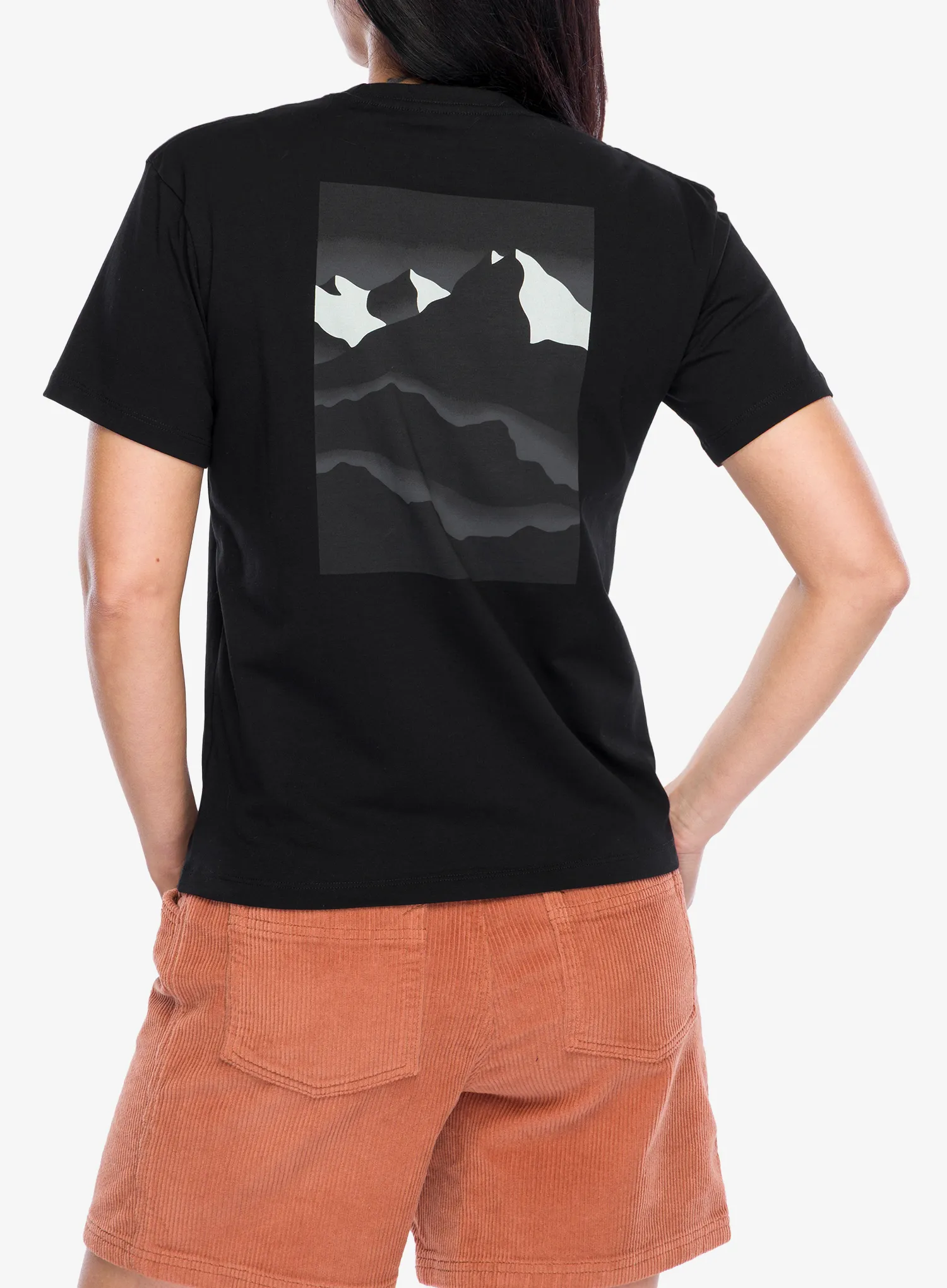 Футболка жіноча Black Diamond Mountainscape SS Tee - black