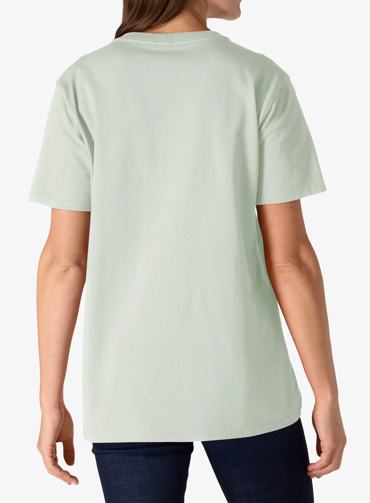 Футболка жіноча Carhartt Iconic WK87 Pocket T-Shirt - smoked teal