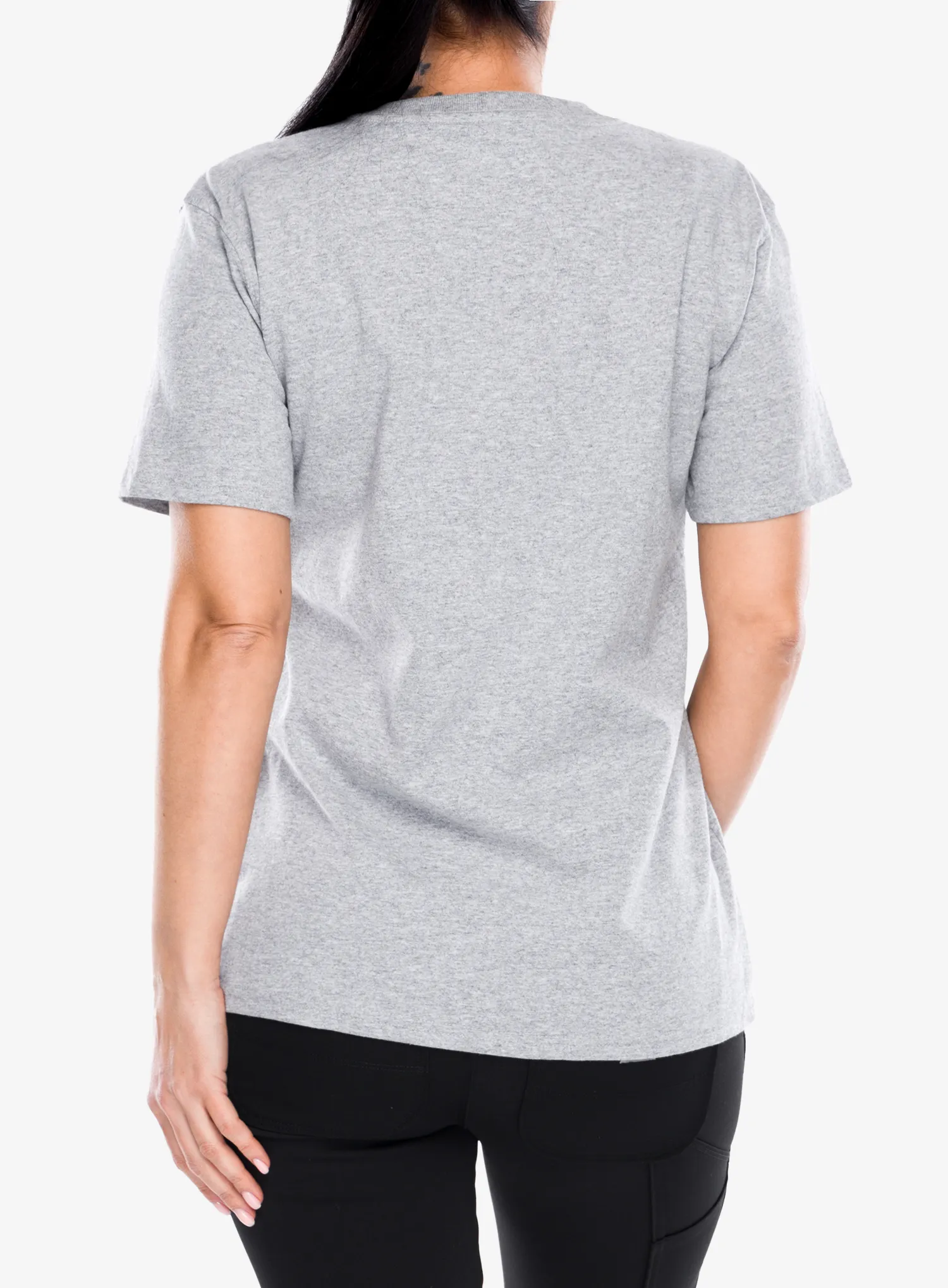 Футболка жіноча Carhartt Workwear Pocket S/S T-Shirt - heather grey