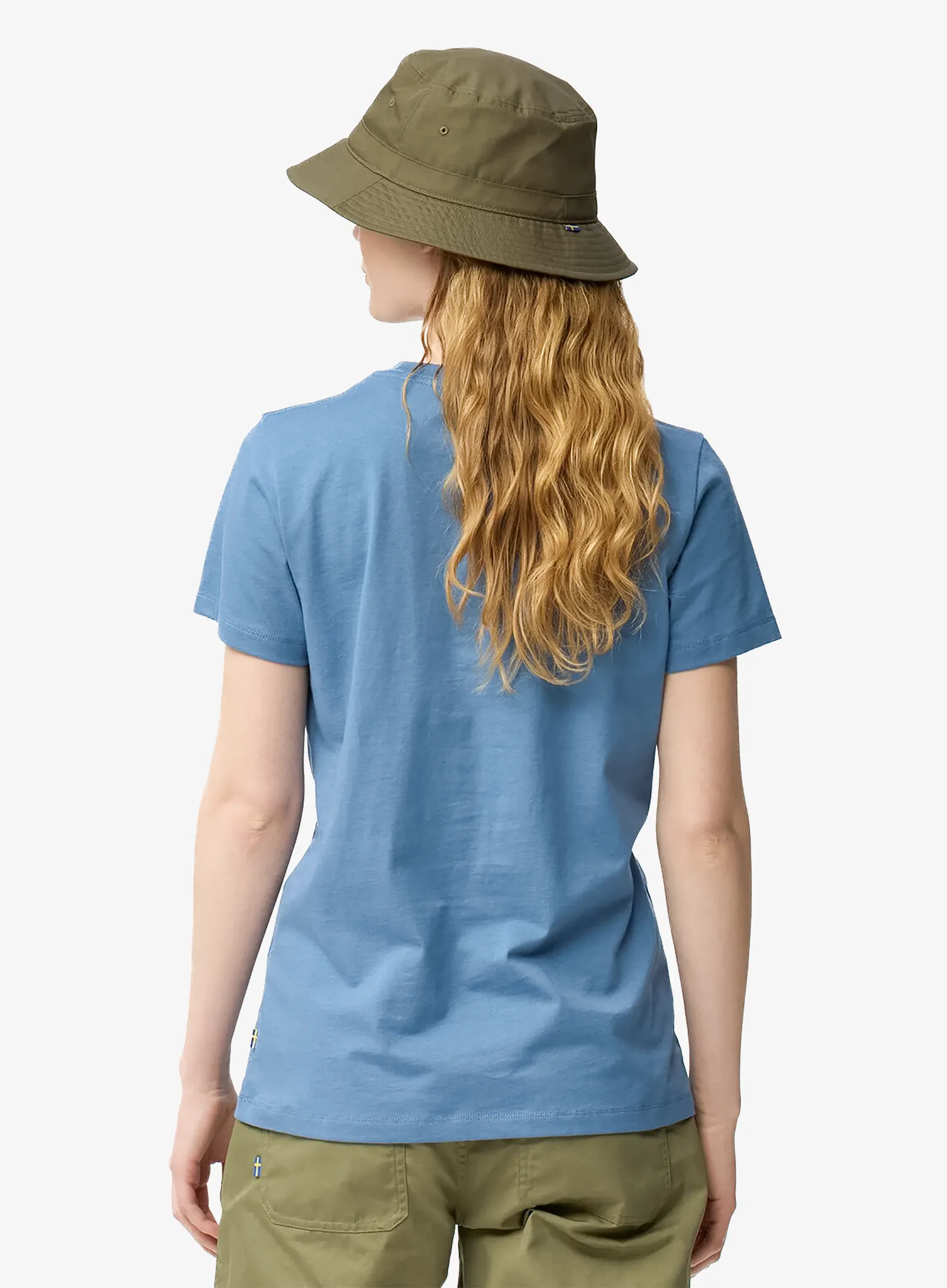 Футболка жіноча Fjallraven Fjallblomster Fox T-shirt - dawn blue