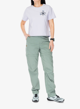Футболка жіноча Fjallraven Fjallblomster Logo T-shirt - lavender mist