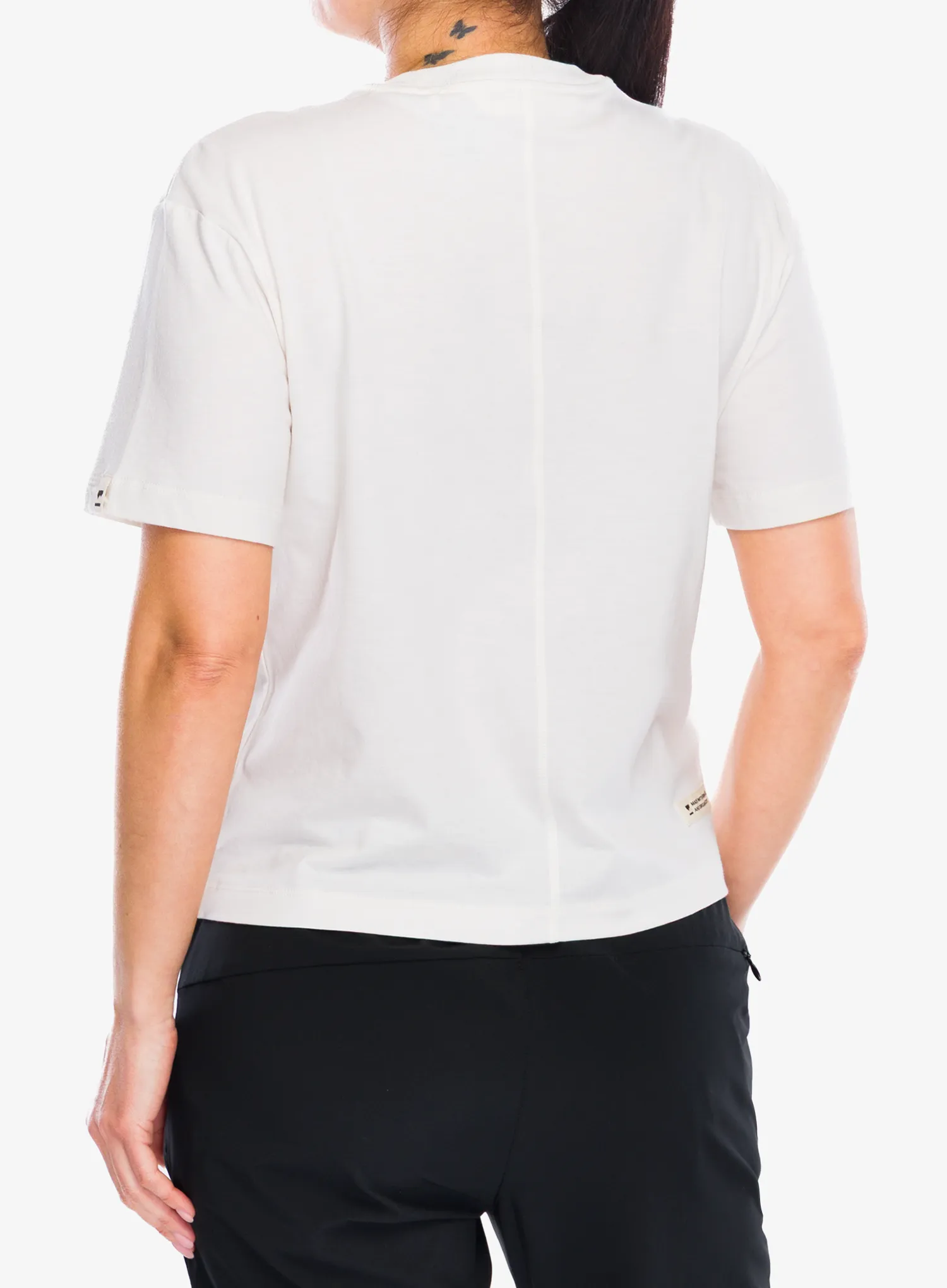 Футболка жіноча Mons Royale Yonder Merino Organic Cotton T-Shirt - white