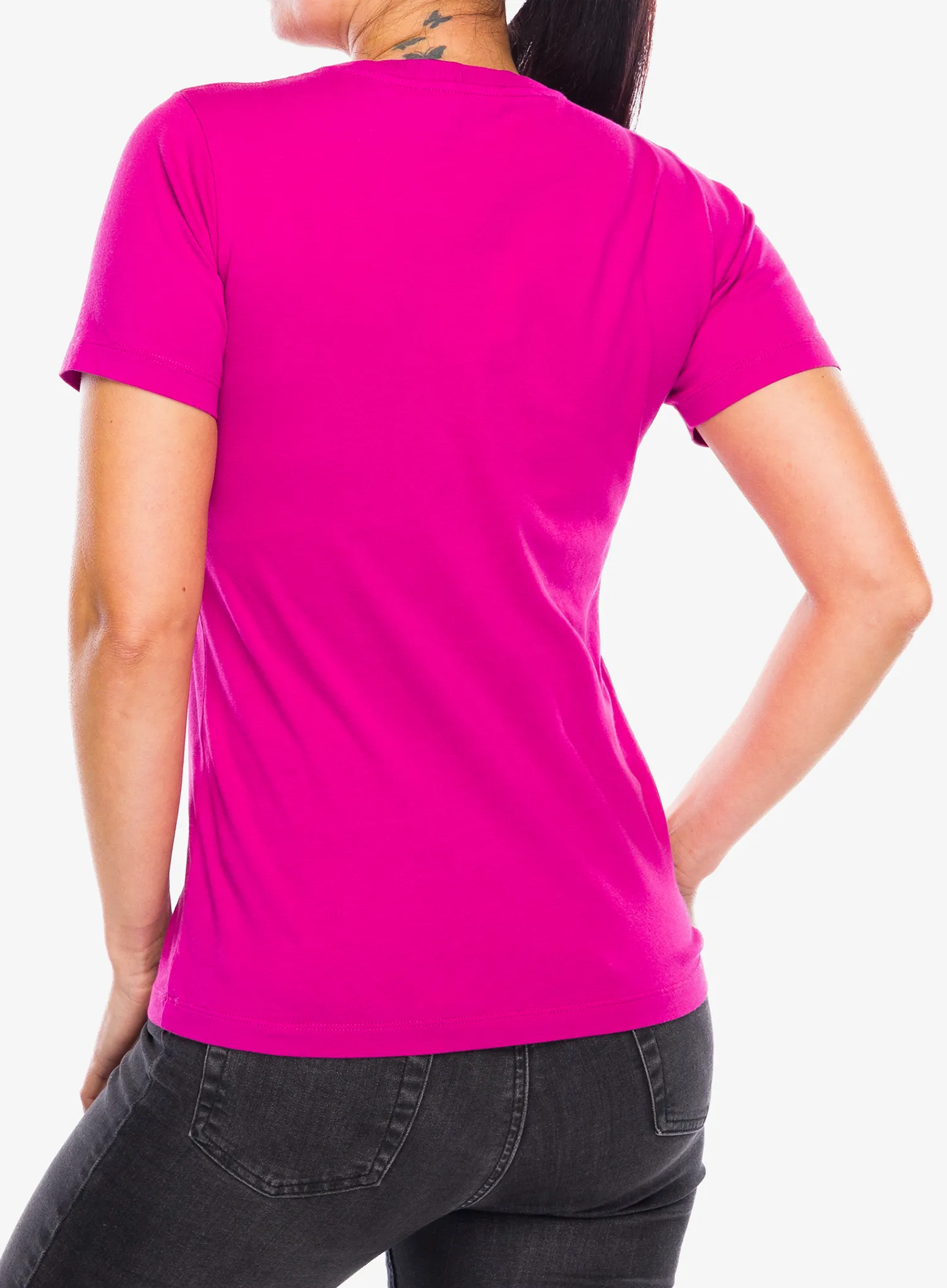 Футболка жіноча Norrona 29 Cotton Norrona Viking T-Shirt - festival fuchsia