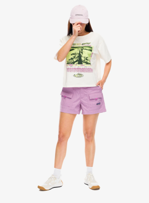 Футболка жіноча Patagonia Run Like Roots Easy Cut T-Shirt - undyed natural