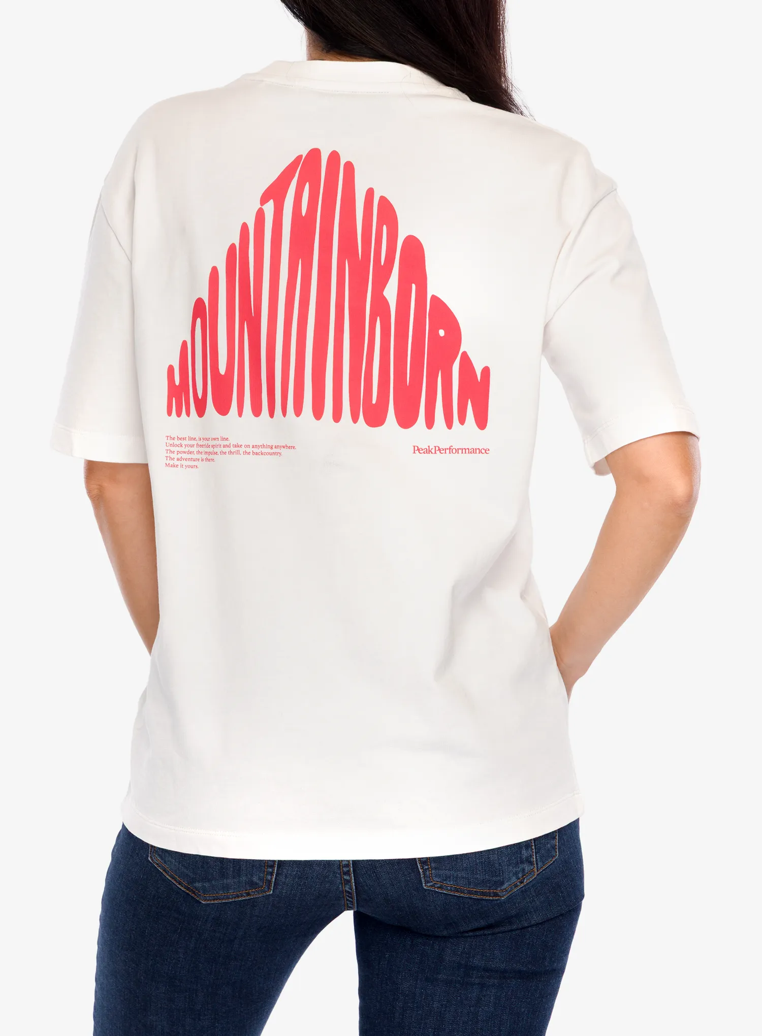 Футболка жіноча Peak Performance Graphic Tee - offwhite