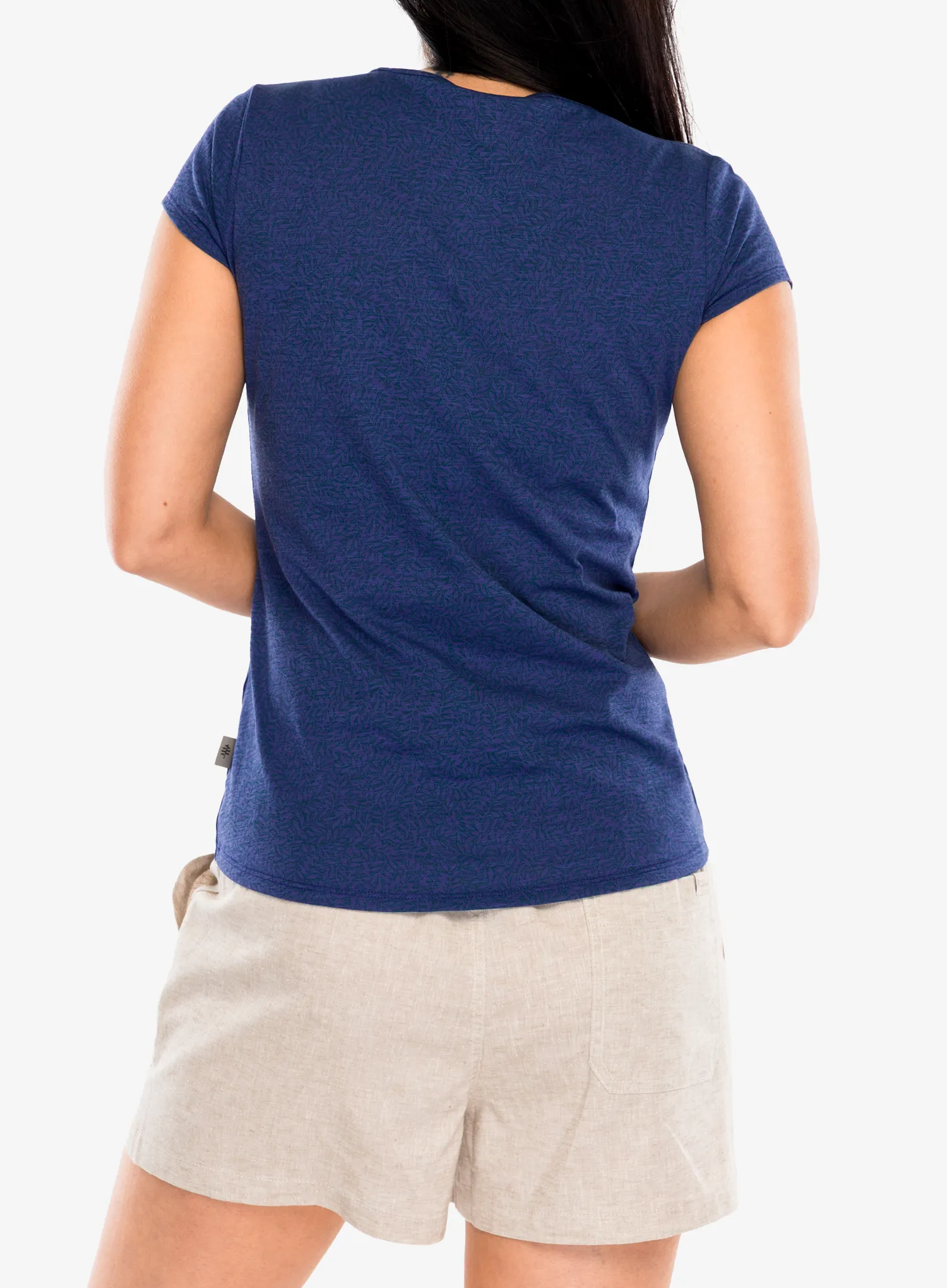 Футболка жіноча Royal Robbins Featherweight Slub Tee - future dusk nisene pt