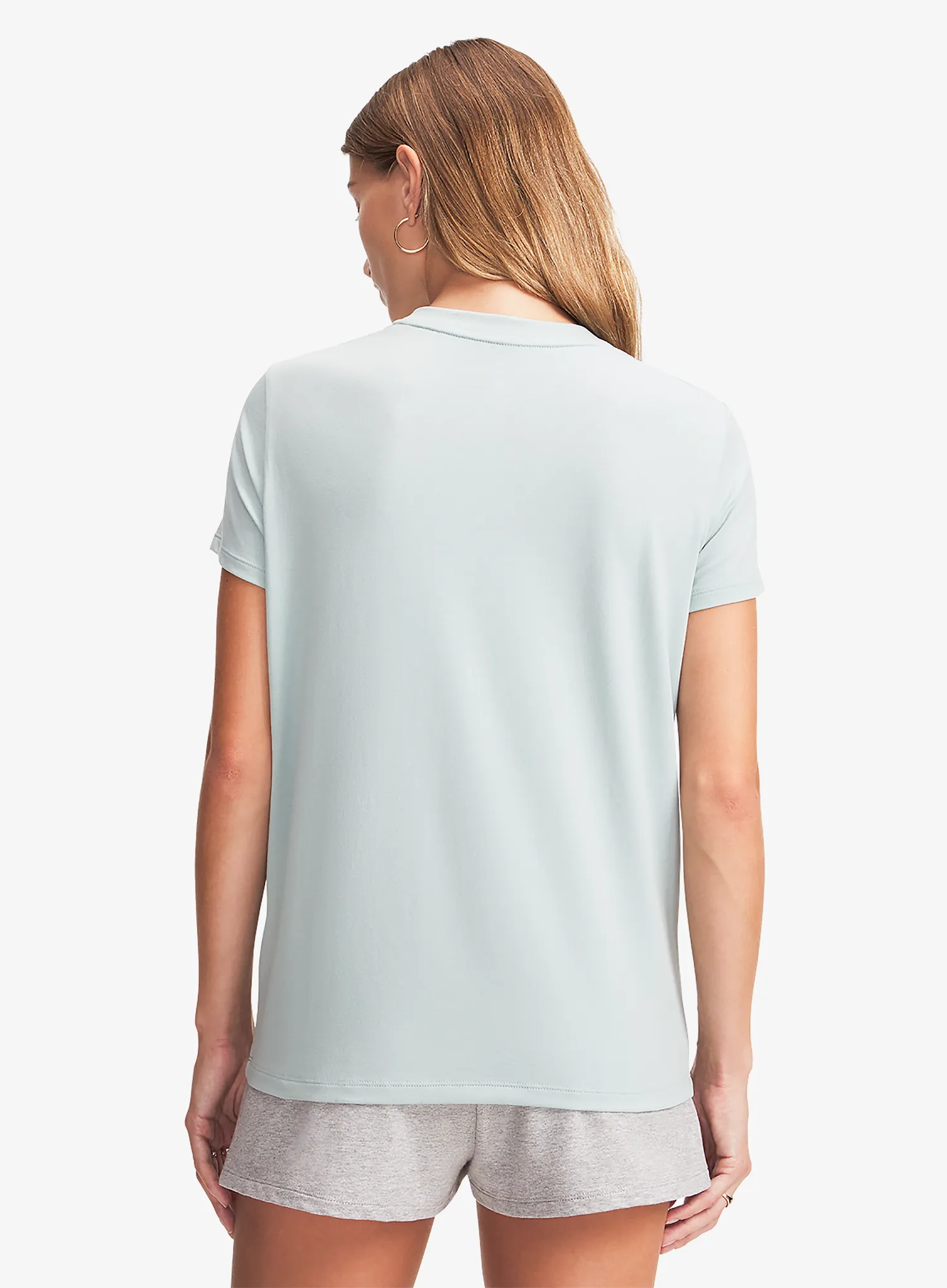 Футболка жіноча Under Armour Rival Core SS - enamel blue/enamel blue