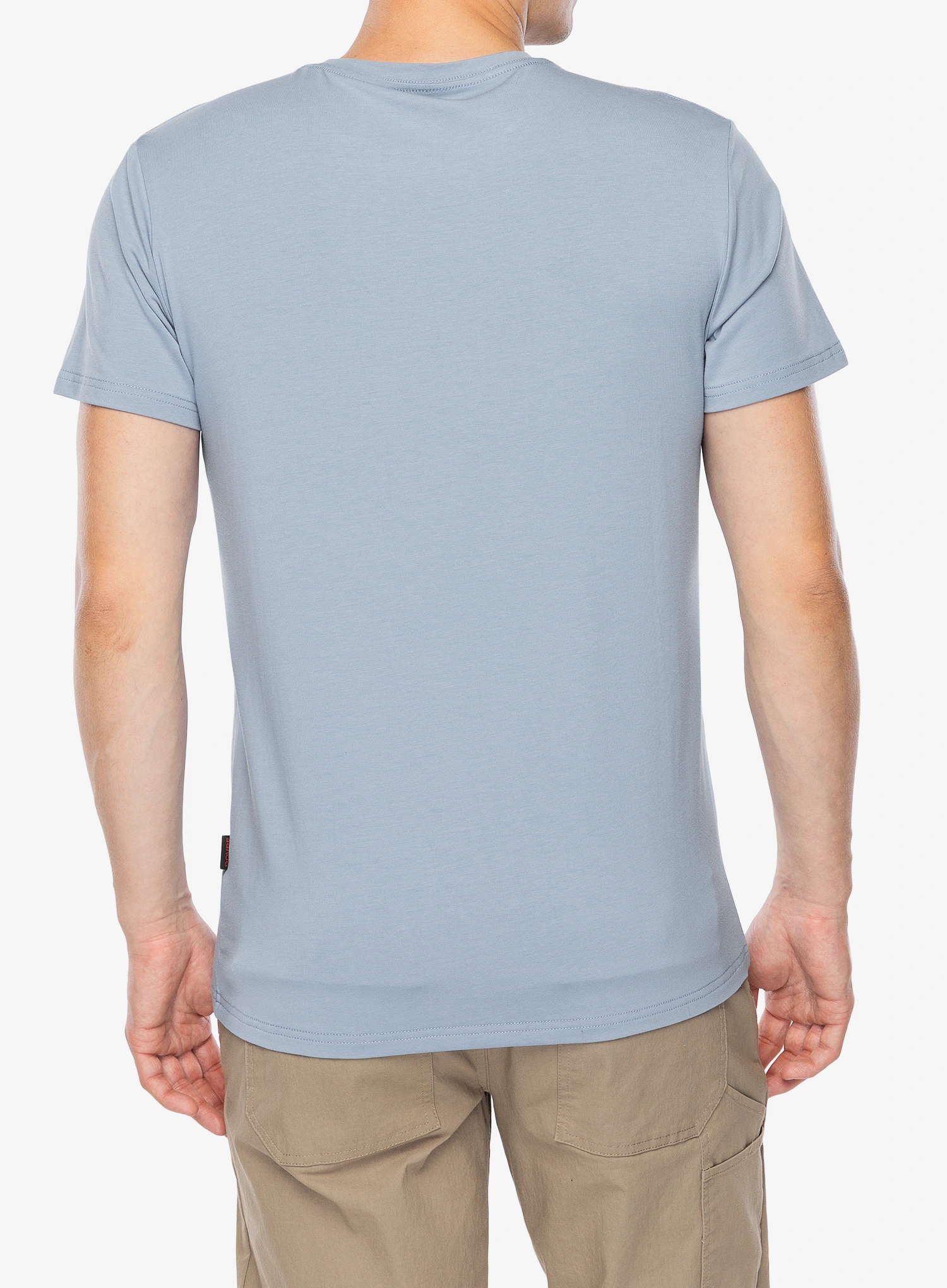 Футболка бавовняна Dovre O-neck Bamboo Viscose T-shirt - light blue