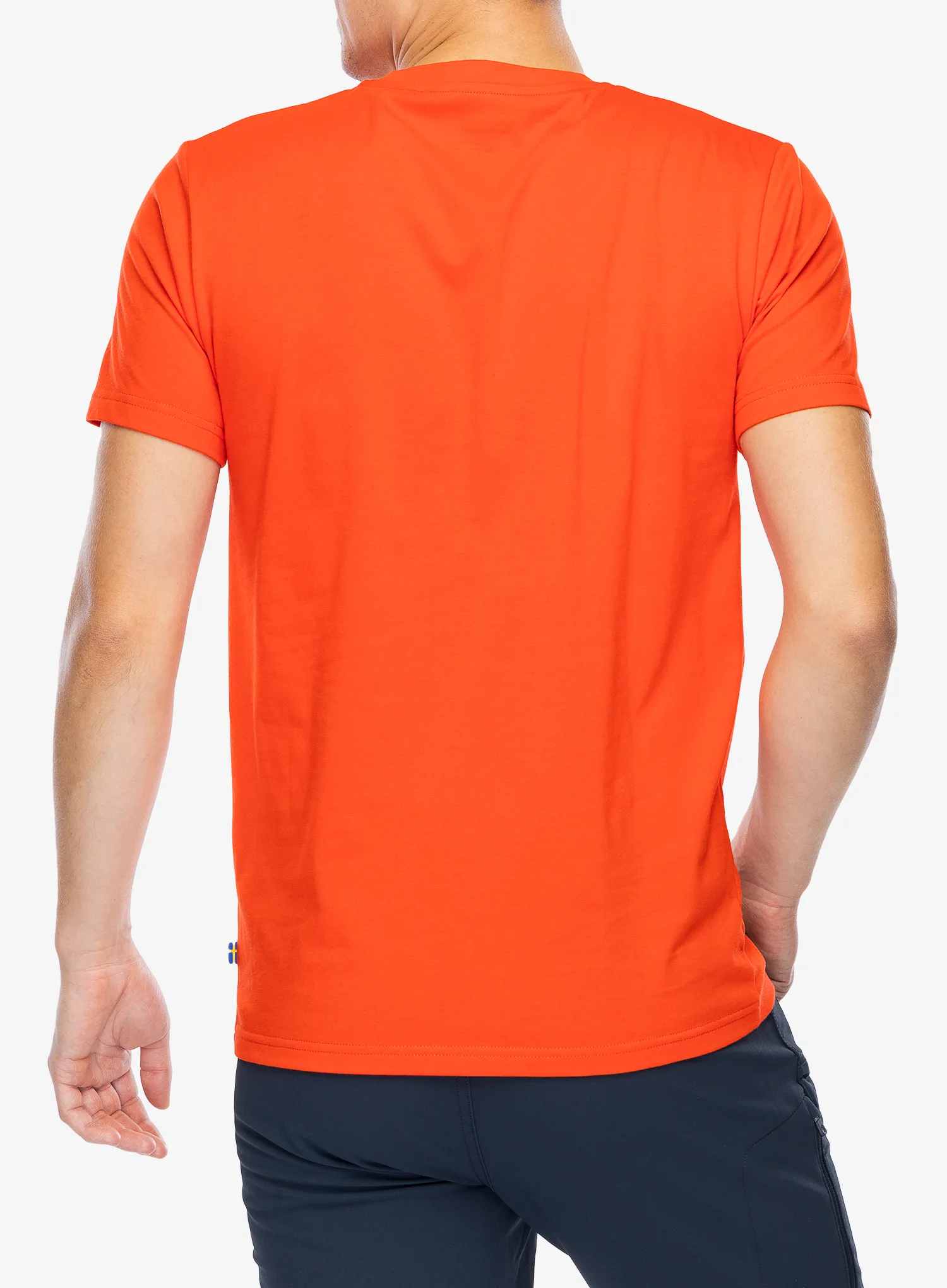 Футболка бавовняна Fjallraven 1960 Logo T-Shirt - flame orange