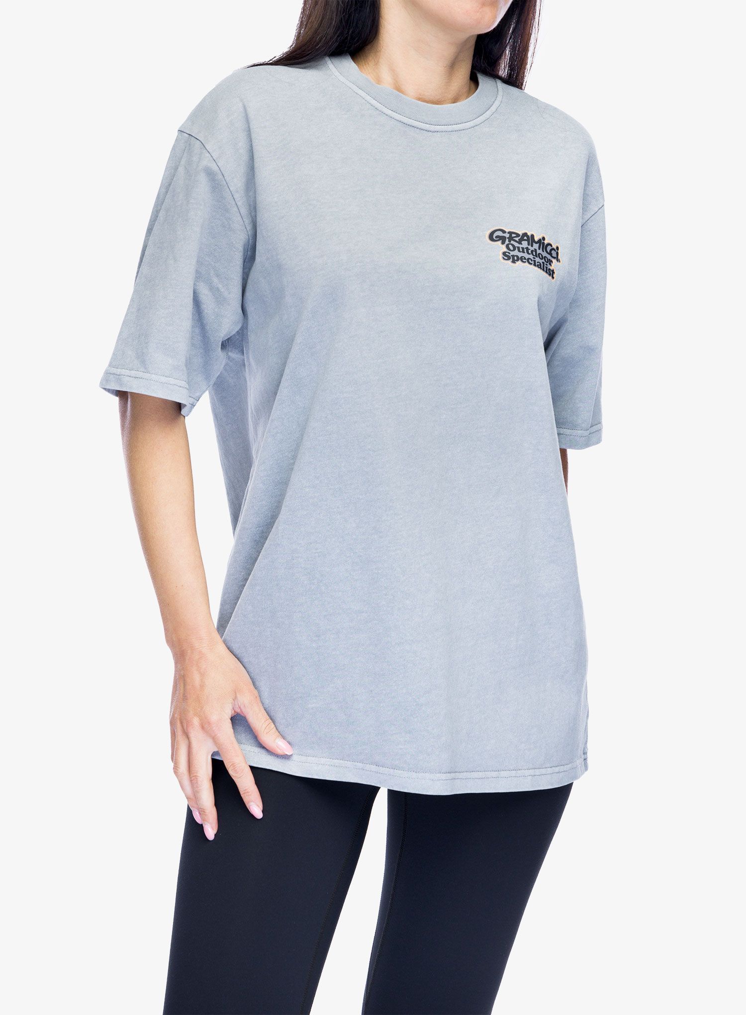 Футболка бавовняна Gramicci Outdoor Specialist Tee - slate pigment