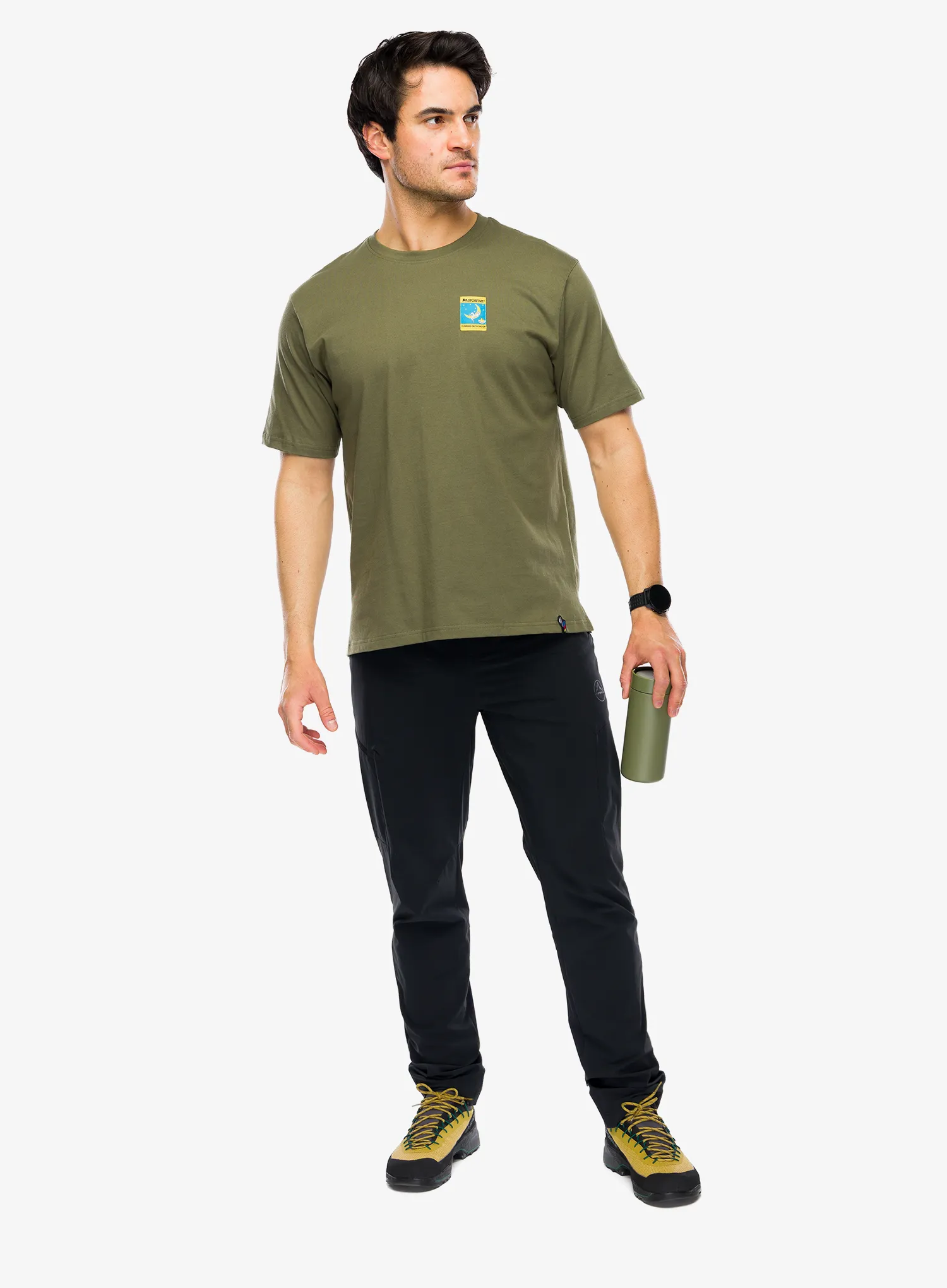 Футболка бавовняна La Sportiva Moon Patch T-Shirt - cypress