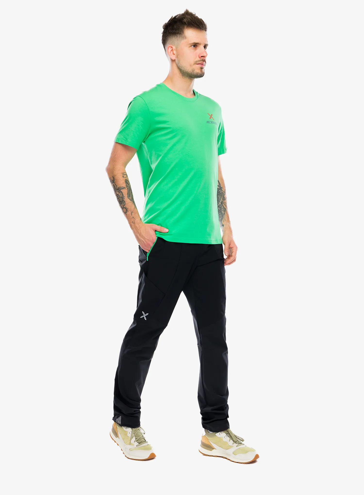 Футболка бавовняна Montura Pitons T-Shirt - vibe green