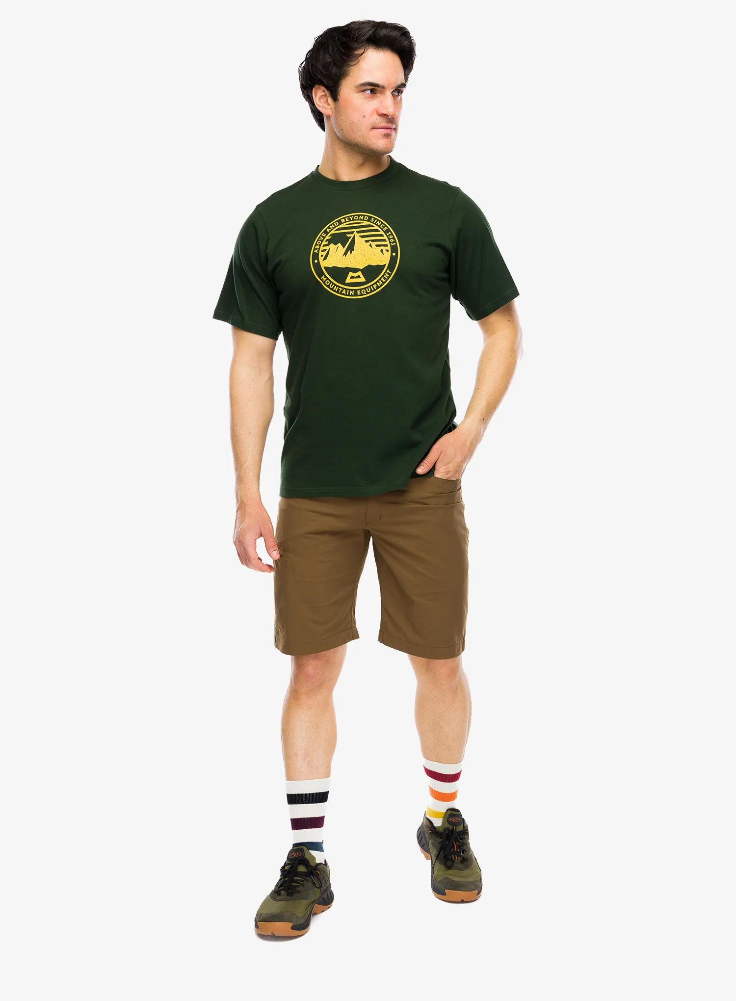 Футболка бавовняна Mountain Equipment Roundel Tee - conifer/conifer