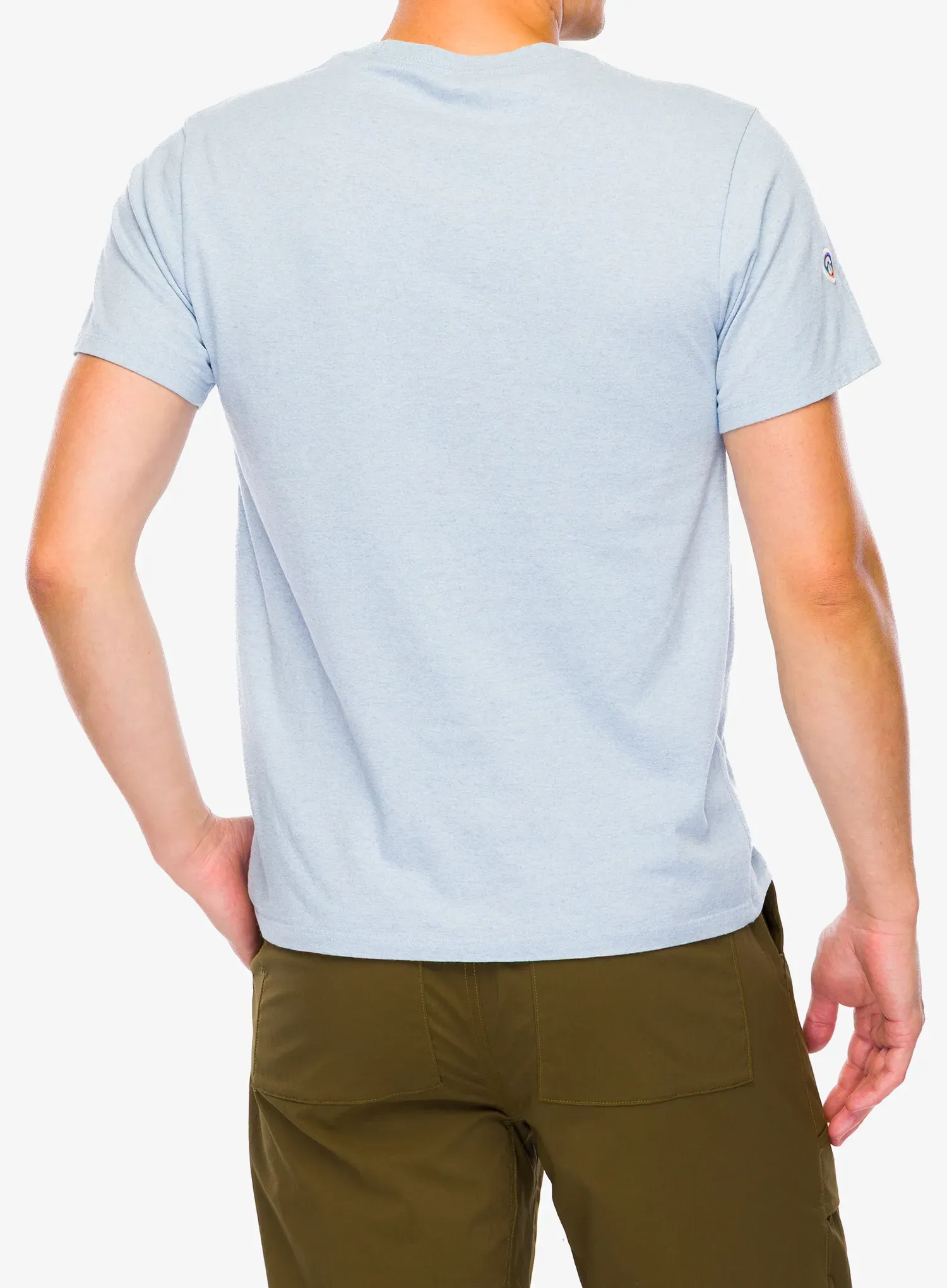 Футболка бавовняна Patagonia Fitz Roy Icon Responsibili-Tee - fleck blue
