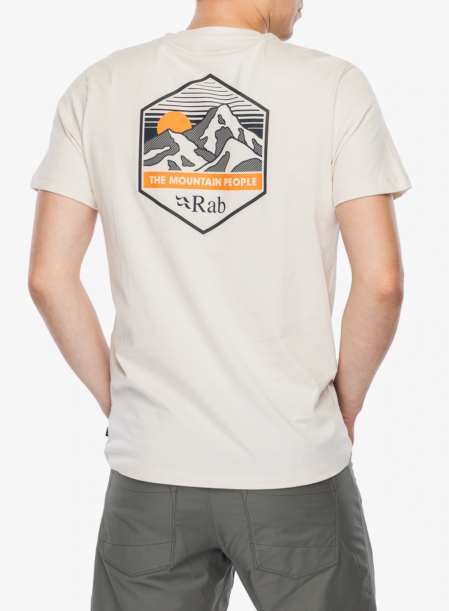 Футболка бавовняна Rab Stance Mountain Peak Tee - ecru