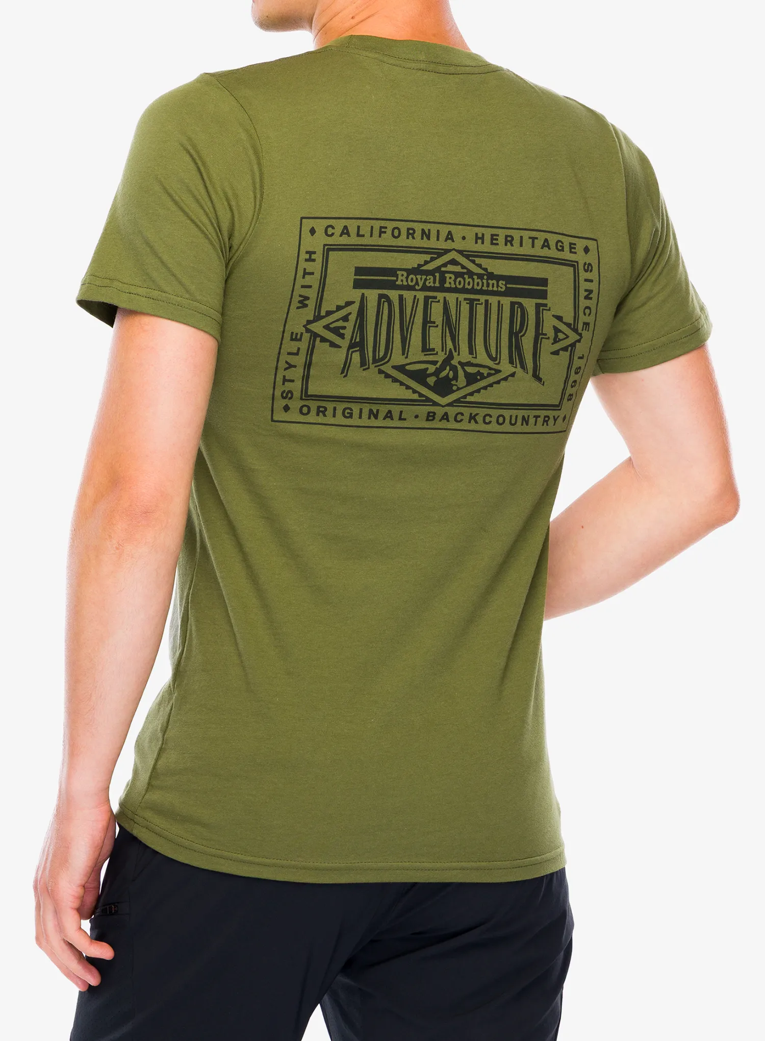 Футболка бавовняна Royal Robbins Adventure Tee S/S - forest