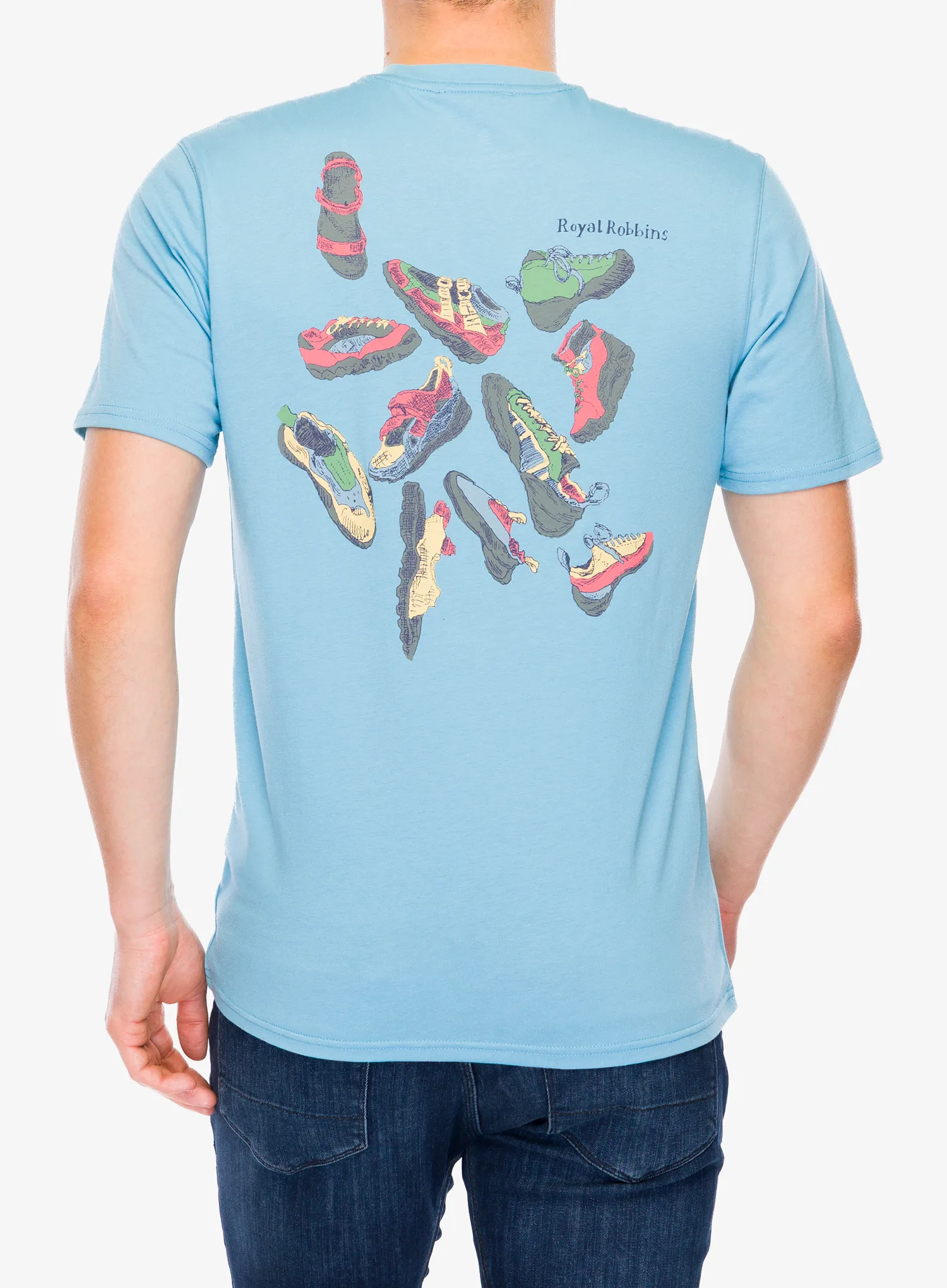 Футболка бавовняна Royal Robbins RR Graphic Tee - catalina shoe pt