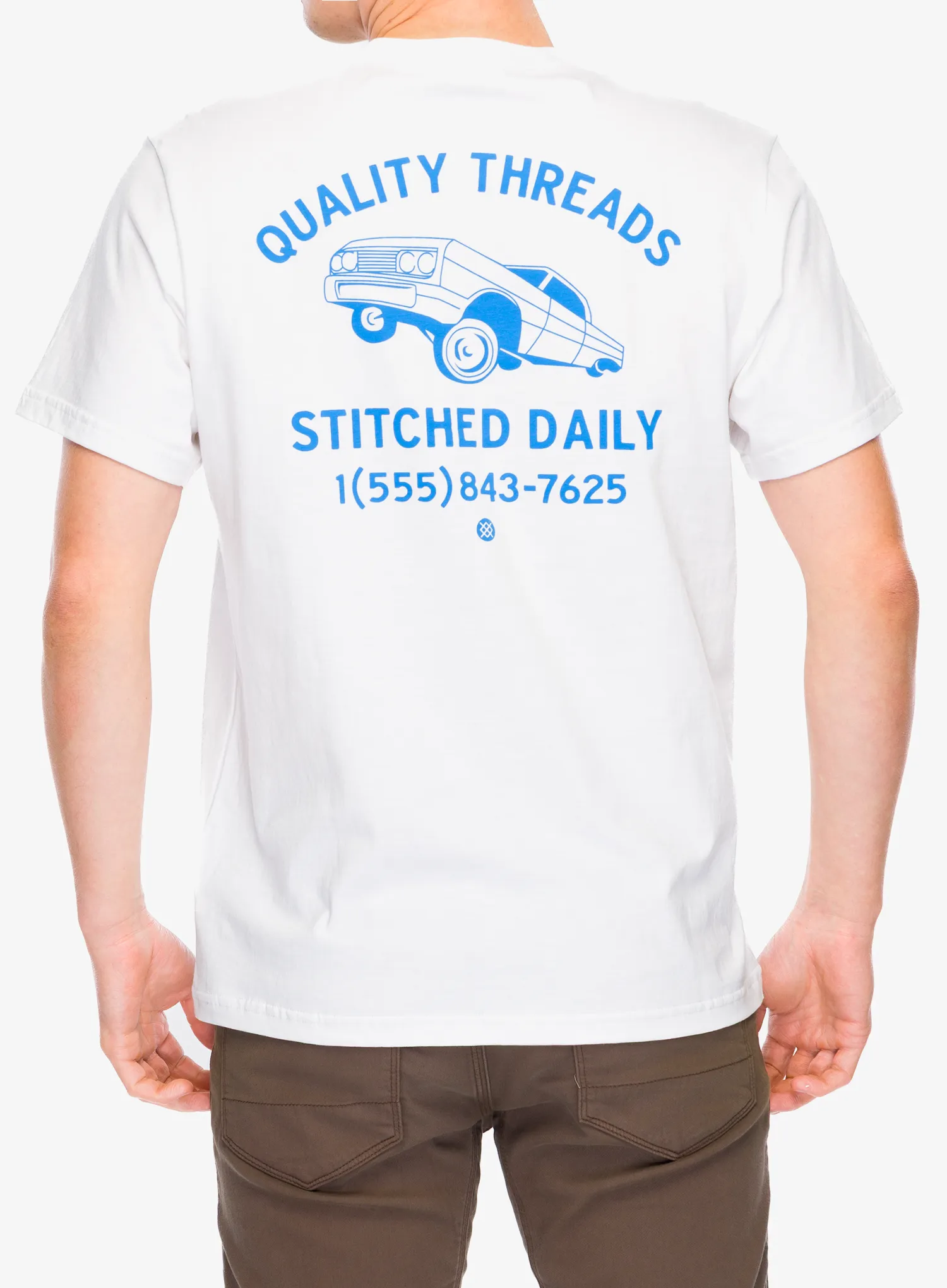 Футболка бавовняна Stance Quality Threads Tee - white