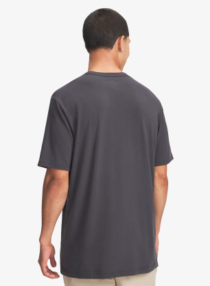 Футболка бавовняна Under Armour Explor Graphic SS - anthracite/summit white