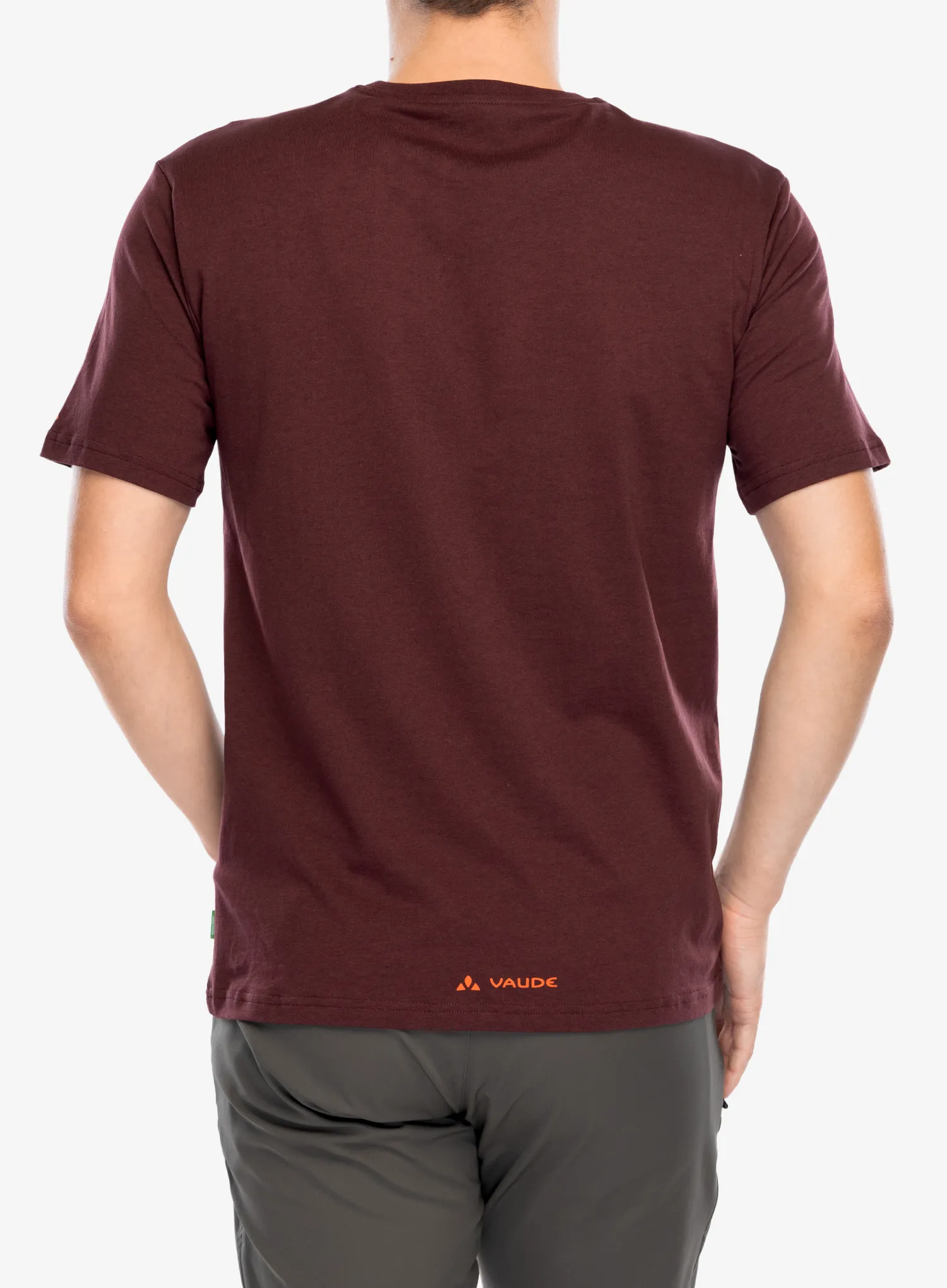 Футболка бавовняна Vaude Cyclist T-Shirt V - dark oak
