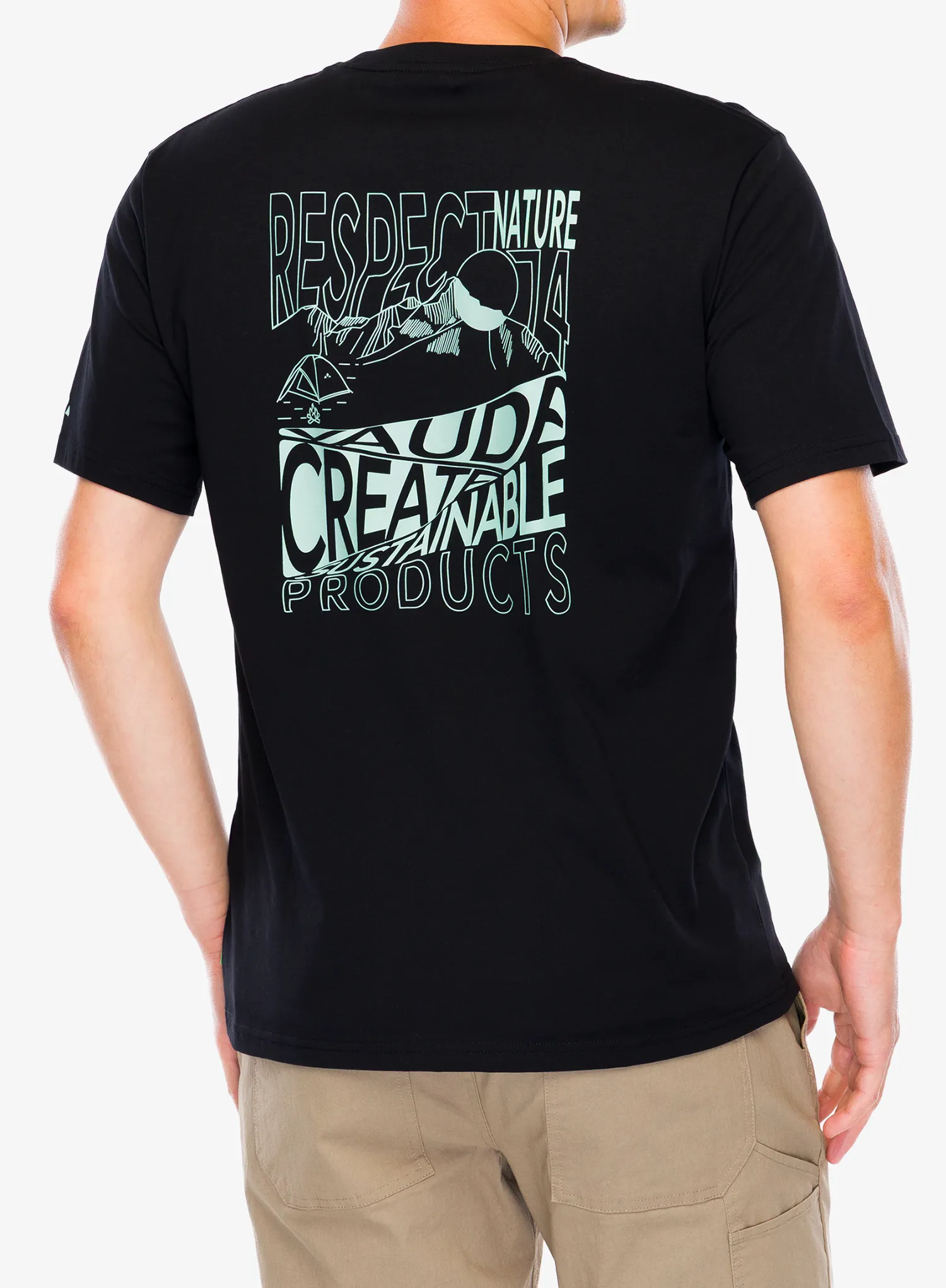 Футболка бавовняна Vaude Spirit T-Shirt II - black